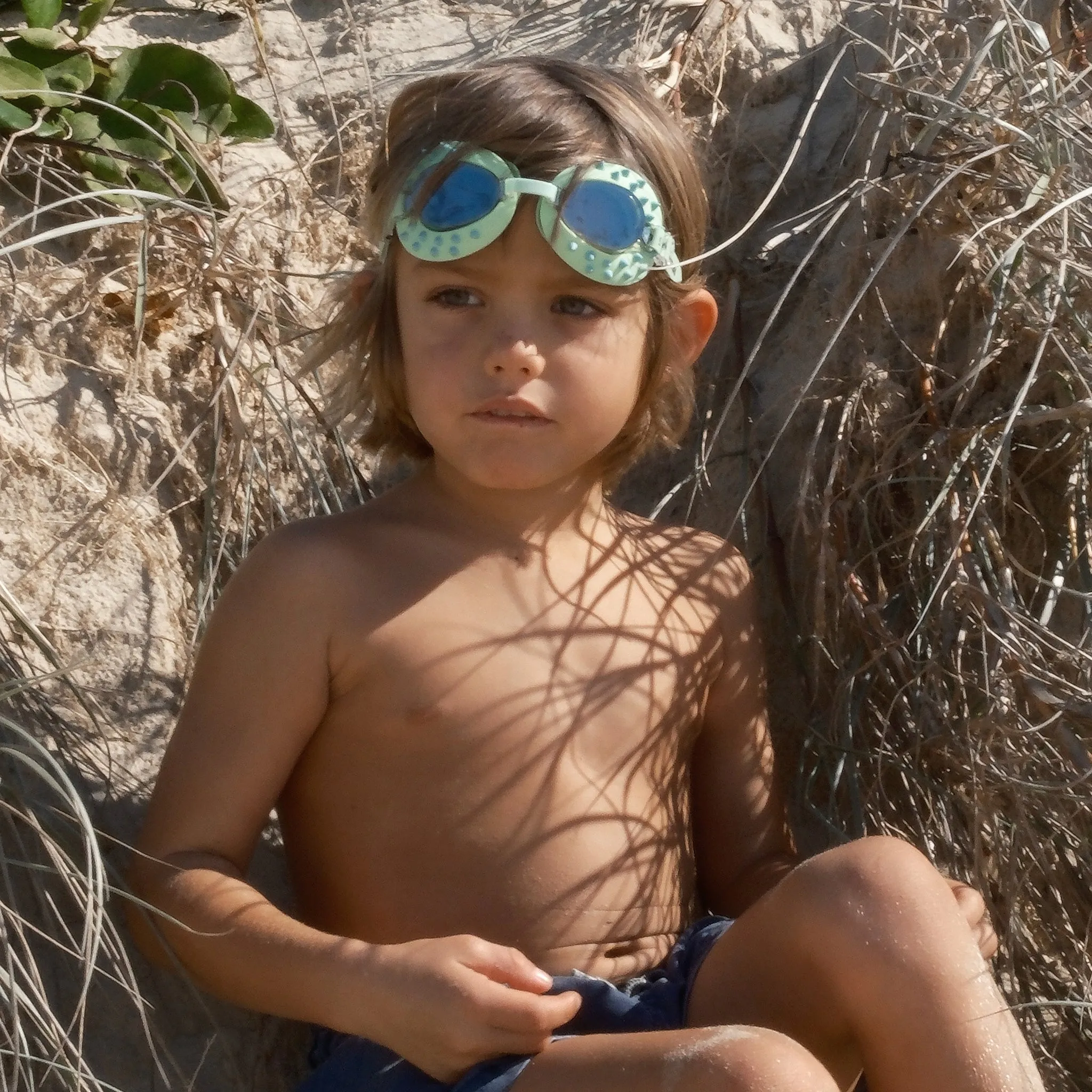 Kids Swim Goggles | Shred Turtle Aqua Sunnylife