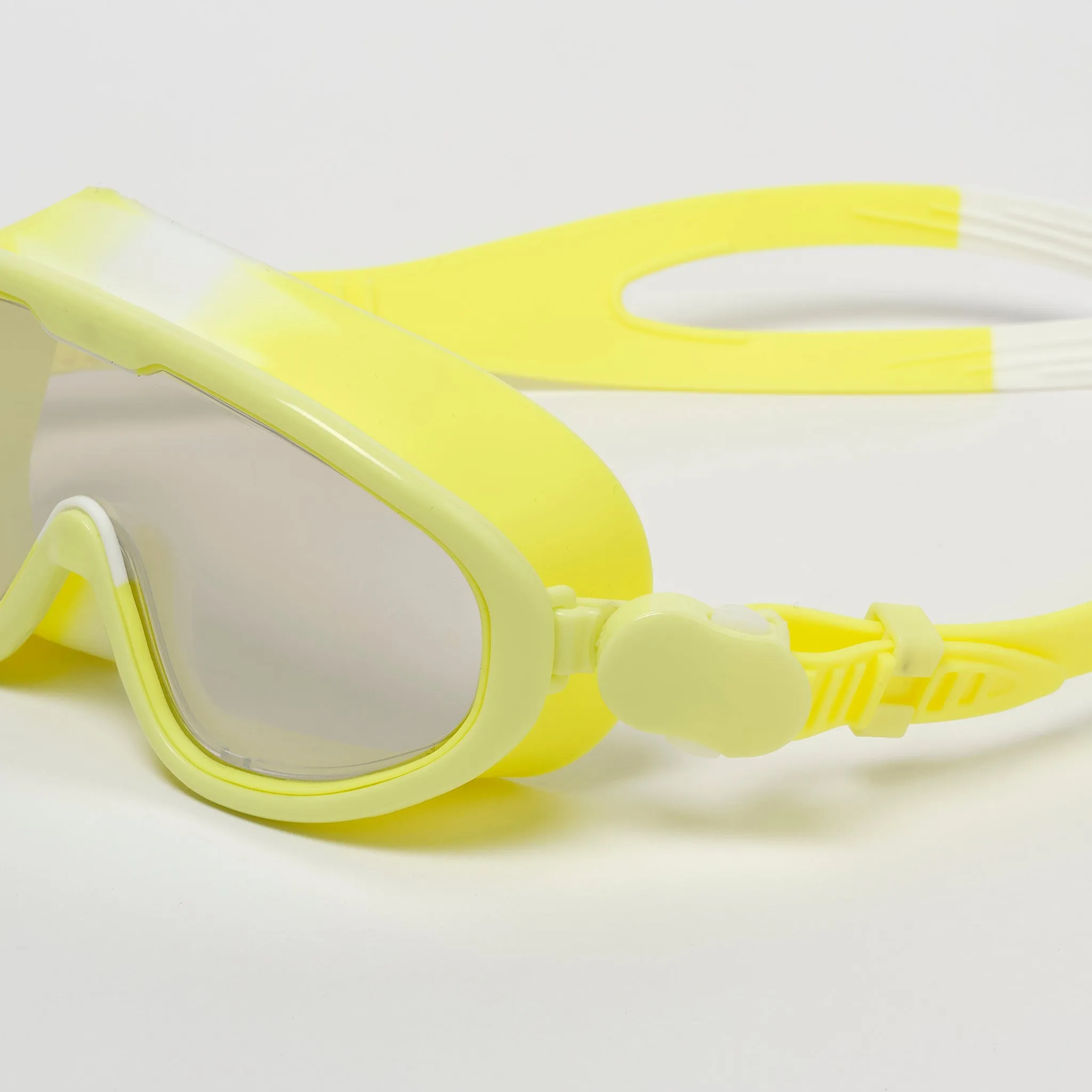 Kids Swim Mask | Salty the Shark Neon Yellow Sunnylife