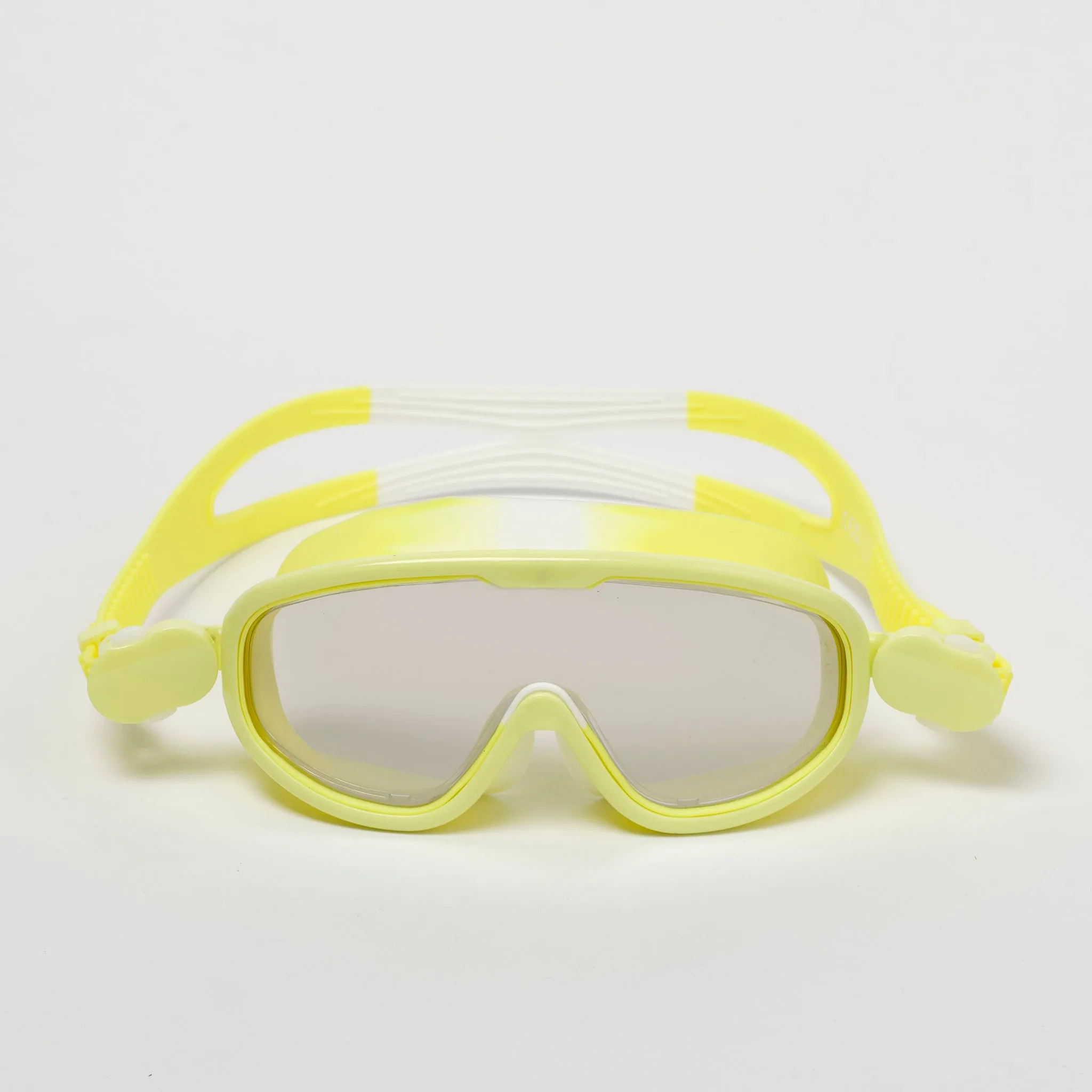 Kids Swim Mask | Salty the Shark Neon Yellow Sunnylife