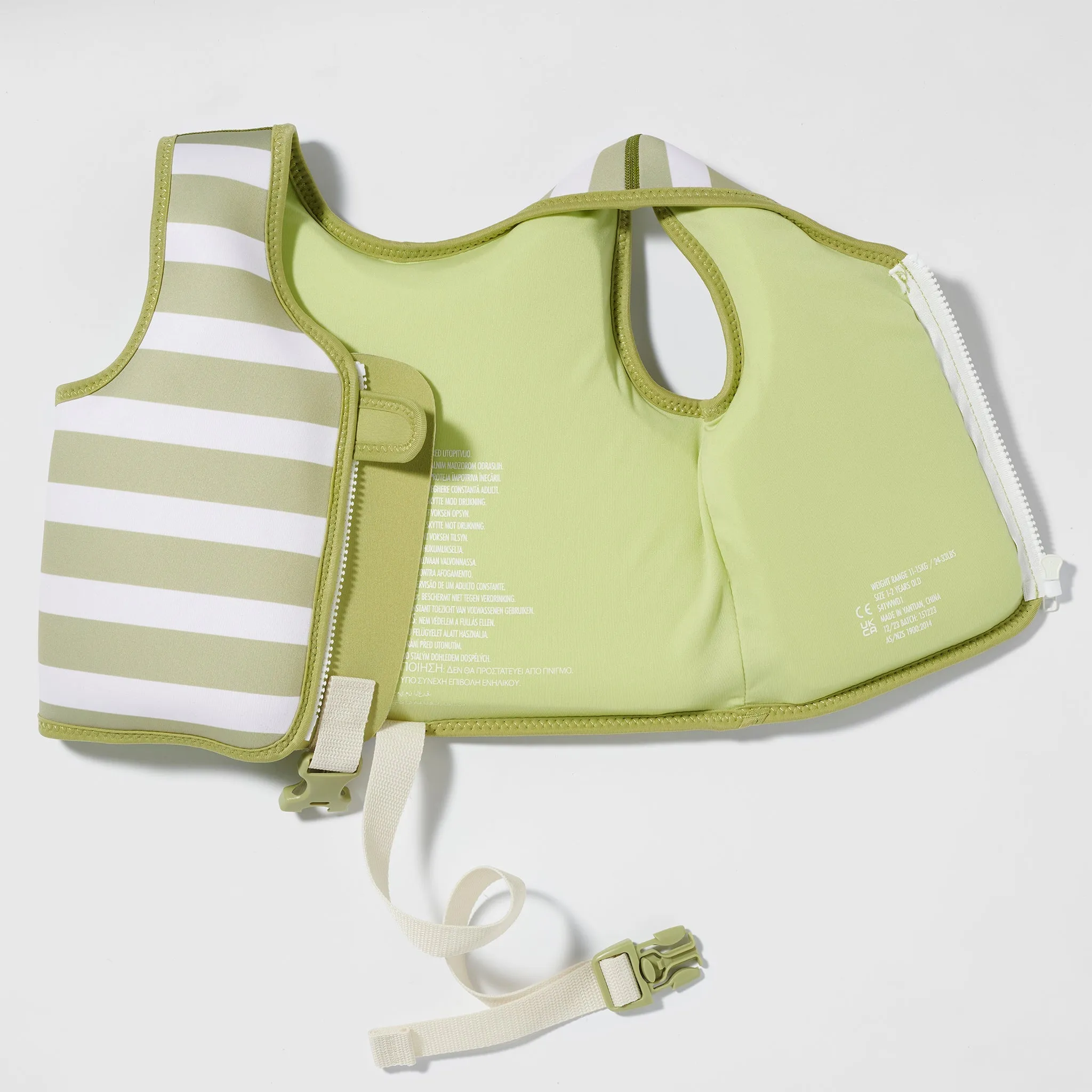 Kids Swim Vest 1-2 | Into the Wild Khaki Sunnylife