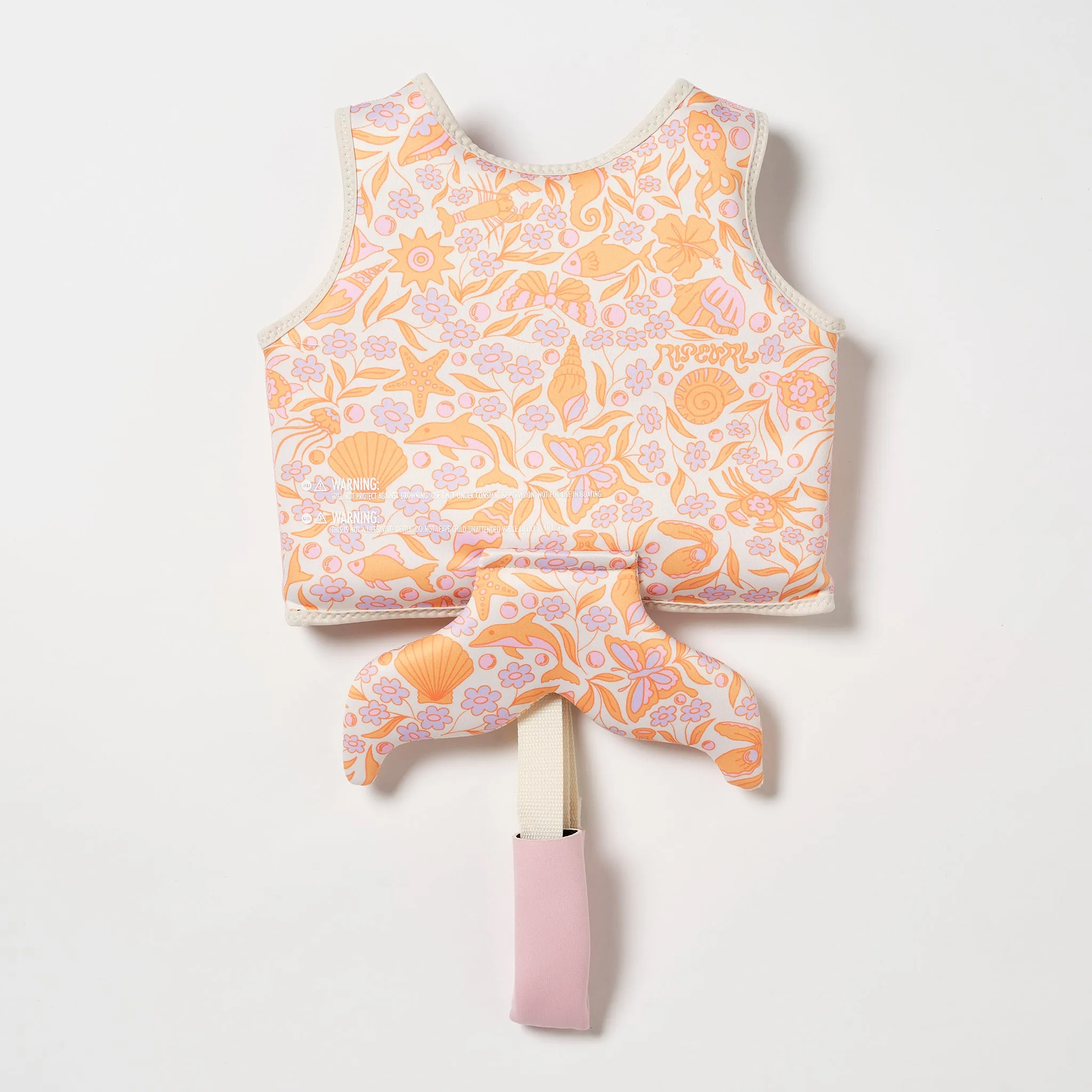 Kids Swim Vest 1-2 | Ocean Magic Pink 3D Sunnylife