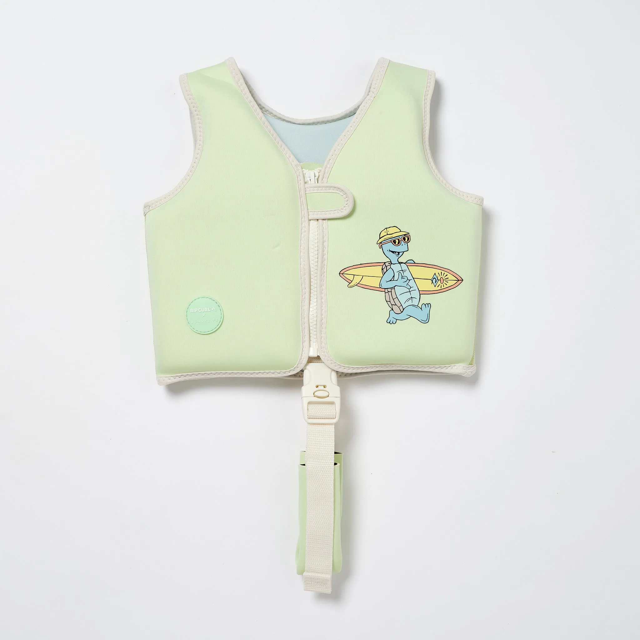 Kids Swim Vest 1-2 | Shred Turtle Aqua Sunnylife