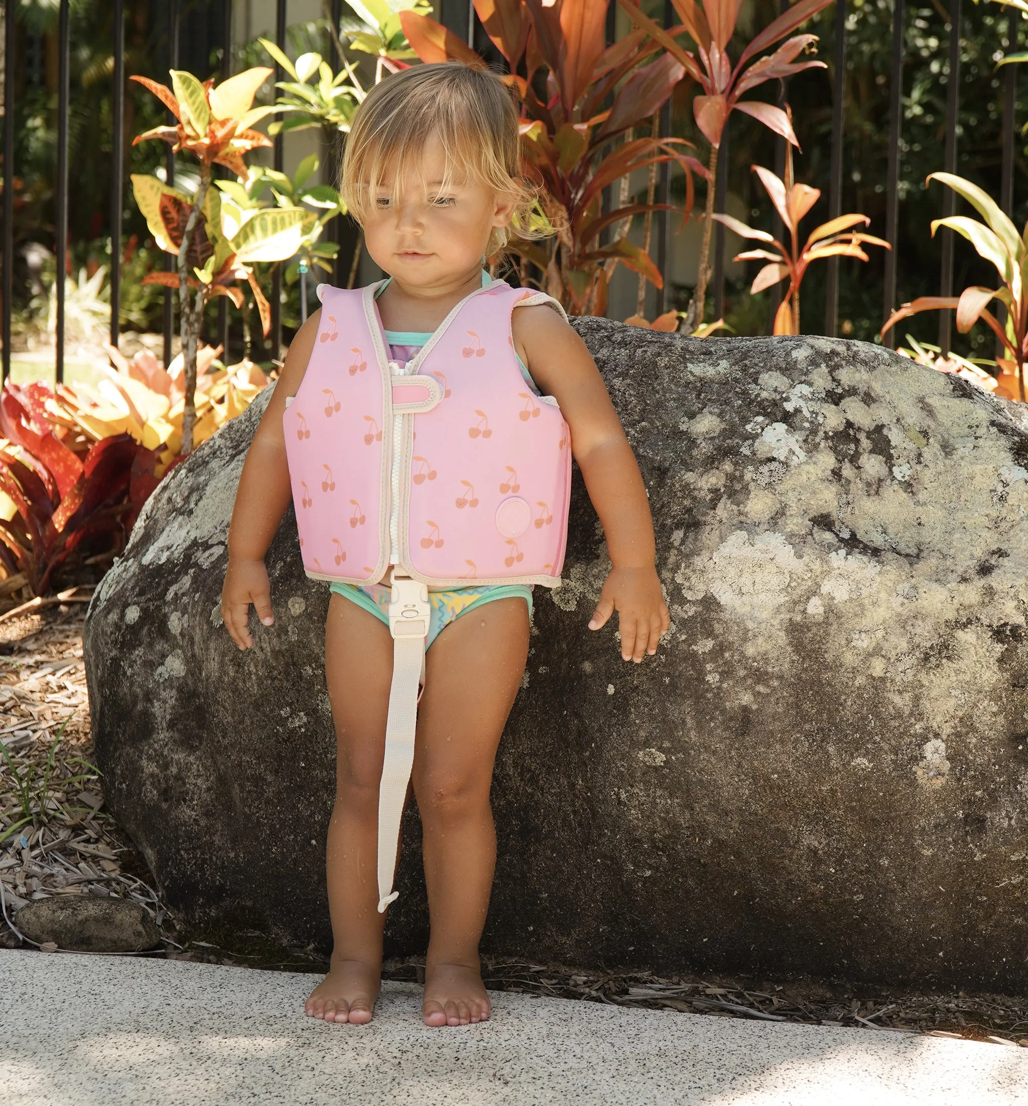 Kids Swim Vest 2-3 | Cotton Candy Cherry Sunnylife