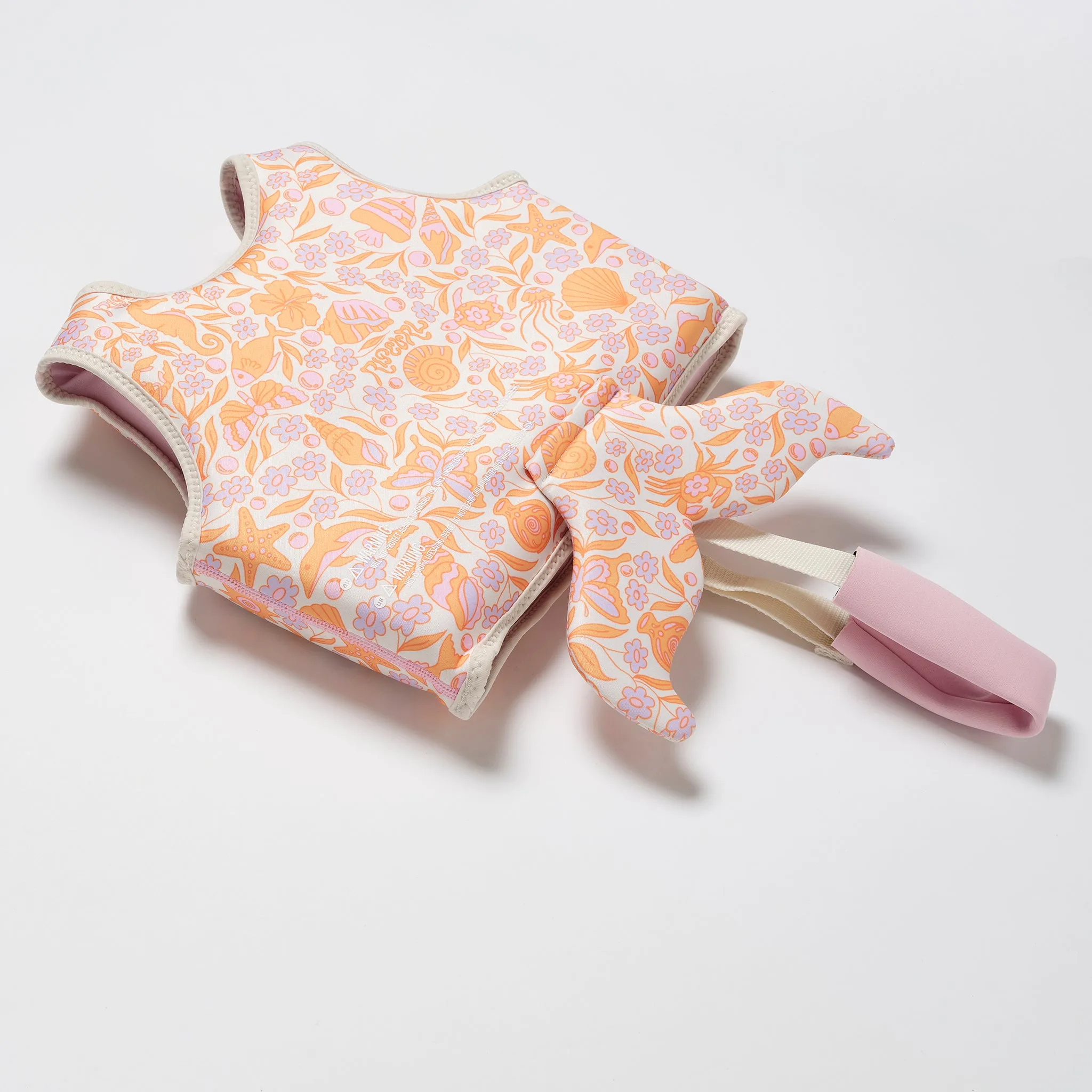 Kids Swim Vest 2-3 | Ocean Magic Pink 3D Sunnylife