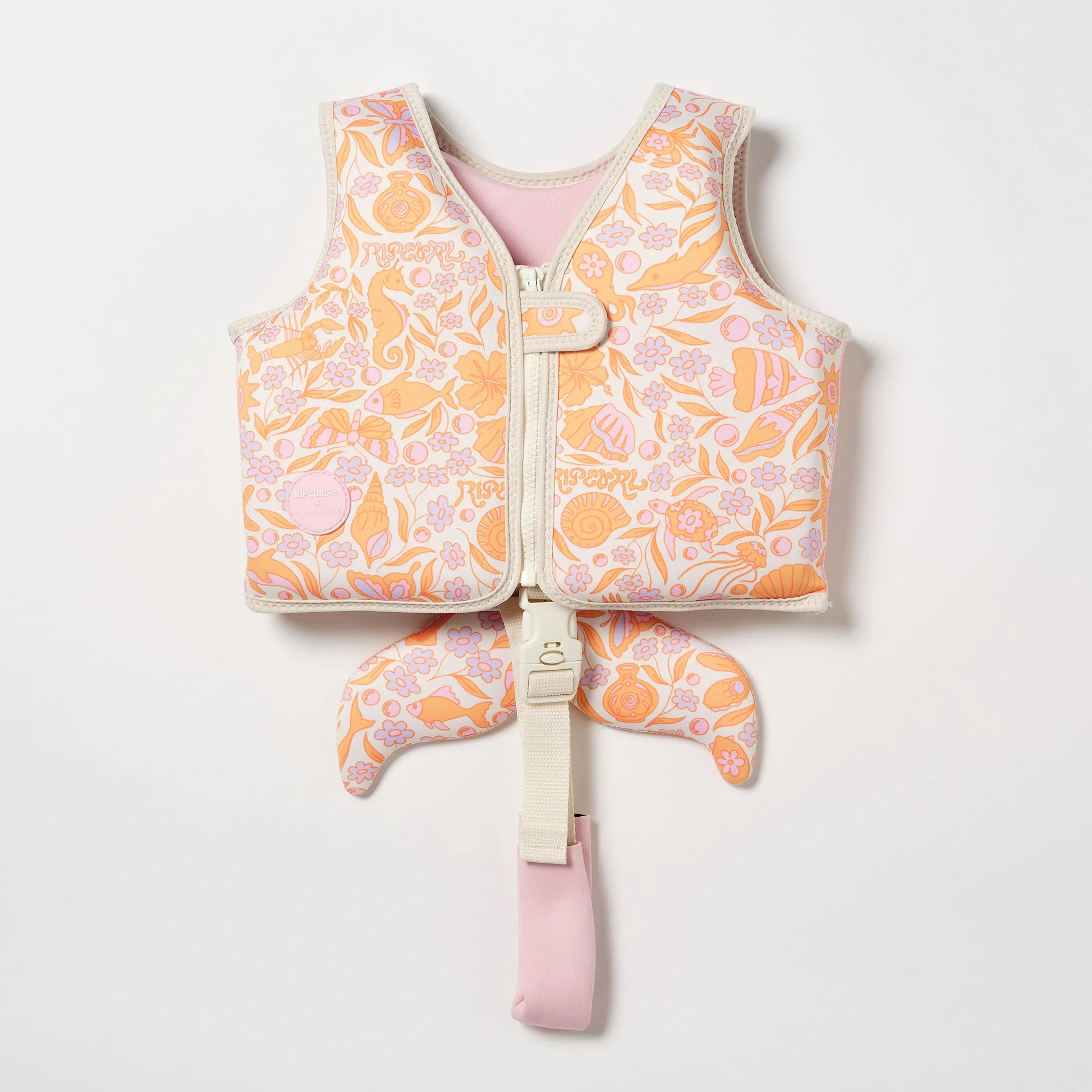 Kids Swim Vest 2-3 | Ocean Magic Pink 3D Sunnylife