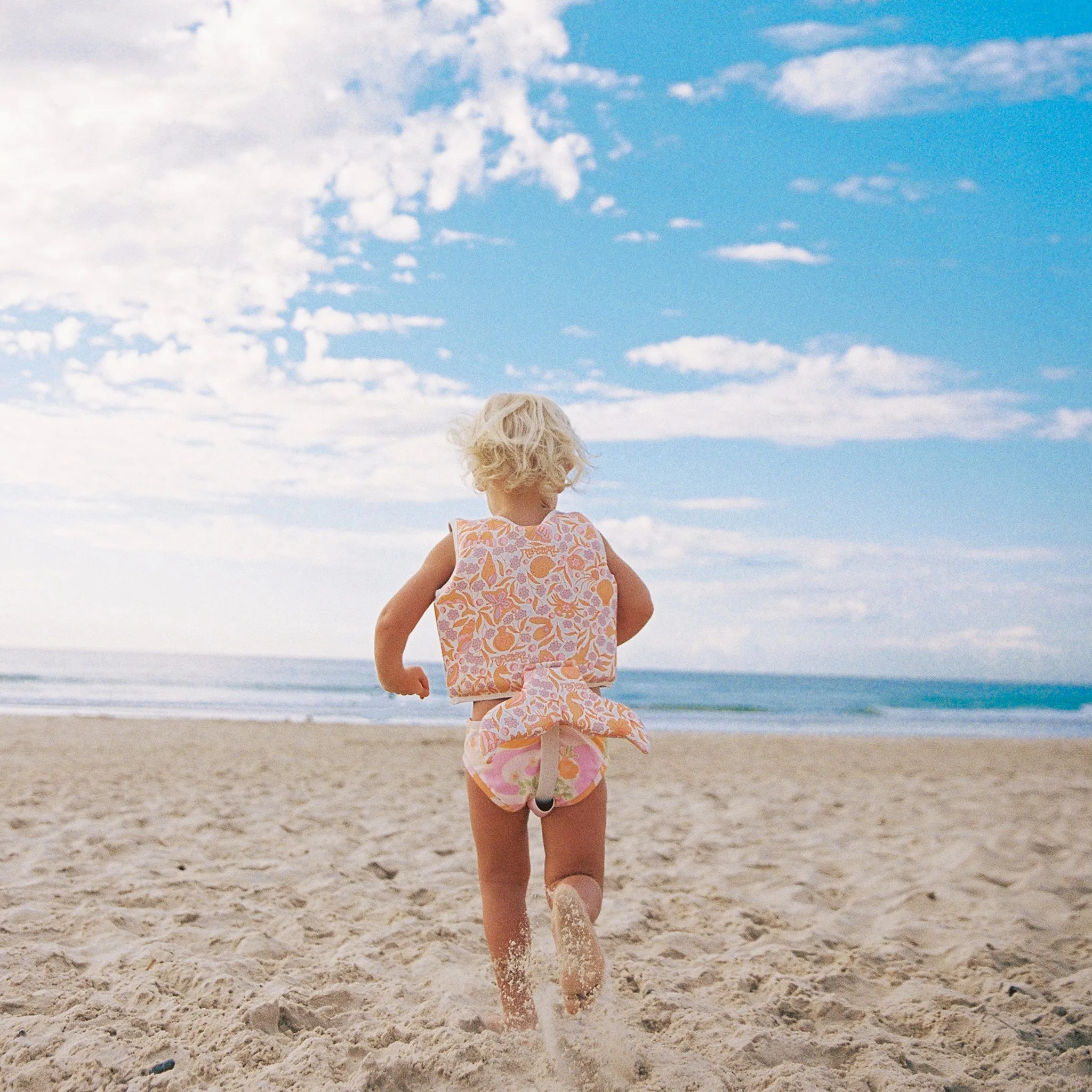 Kids Swim Vest 2-3 | Ocean Magic Pink 3D Sunnylife