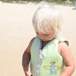 Kids Swim Vest 2-3 | Shred Turtle Aqua Sunnylife