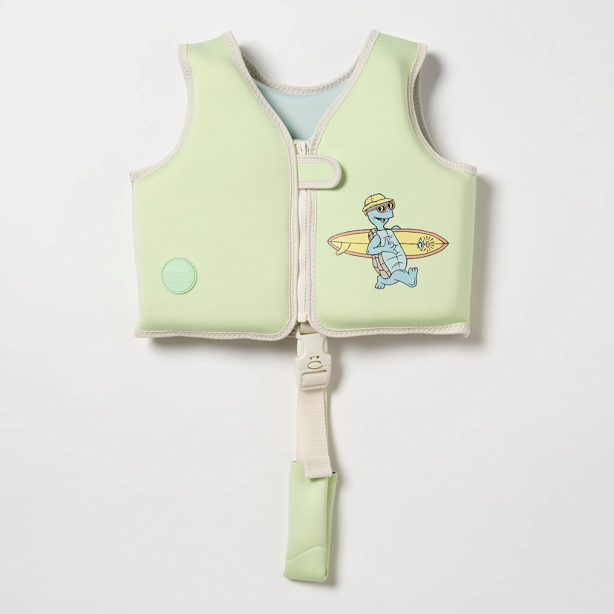 Kids Swim Vest 2-3 | Shred Turtle Aqua Sunnylife