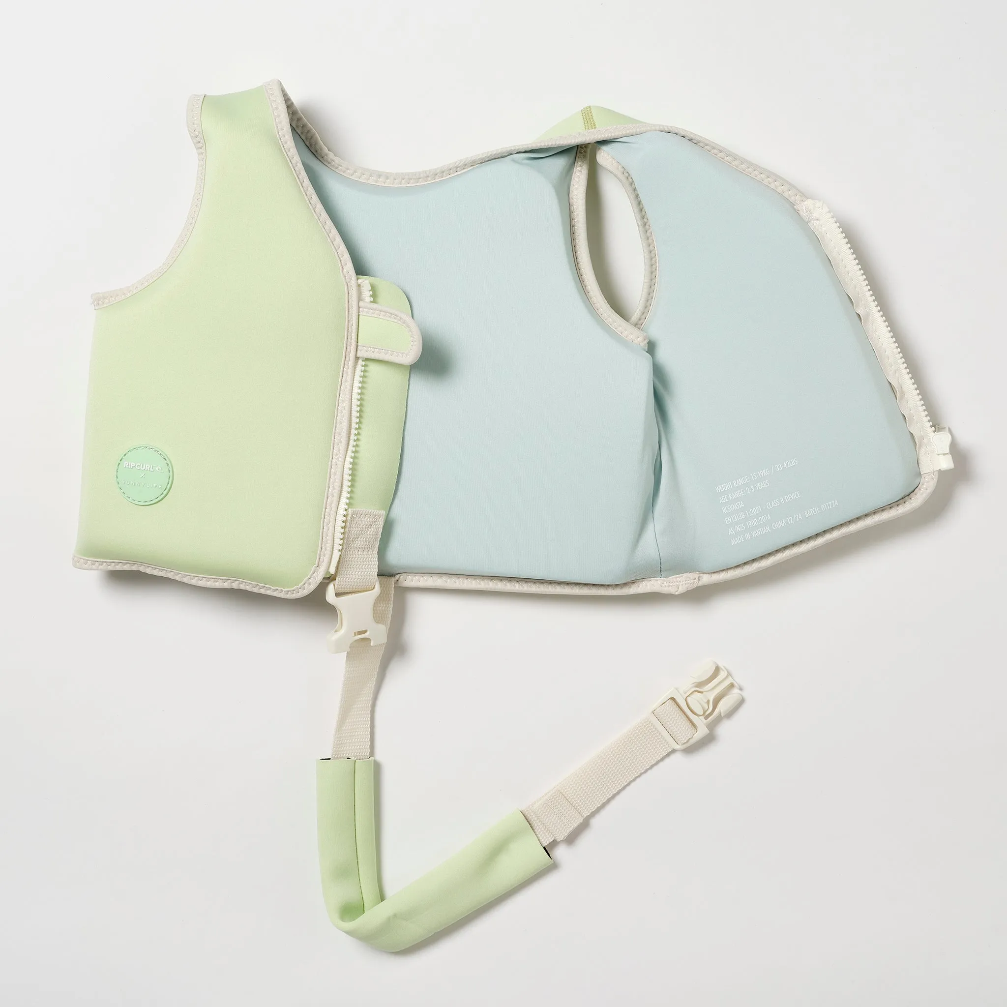 Kids Swim Vest 2-3 | Shred Turtle Aqua Sunnylife