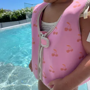 Kids Swim Vest 3-6 | Cotton Candy Cherry Sunnylife