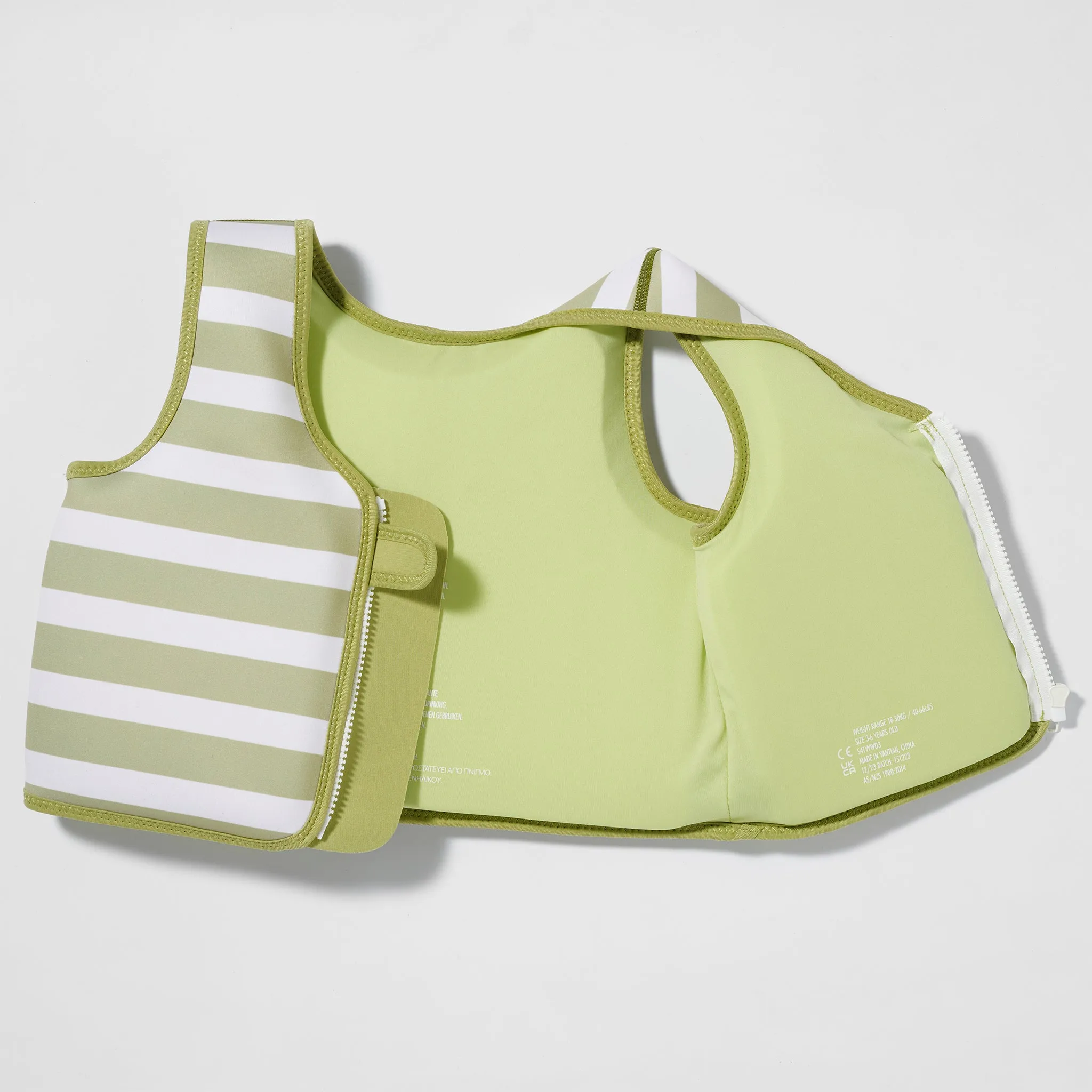 Kids Swim Vest 3-6 | Into the Wild Khaki Sunnylife