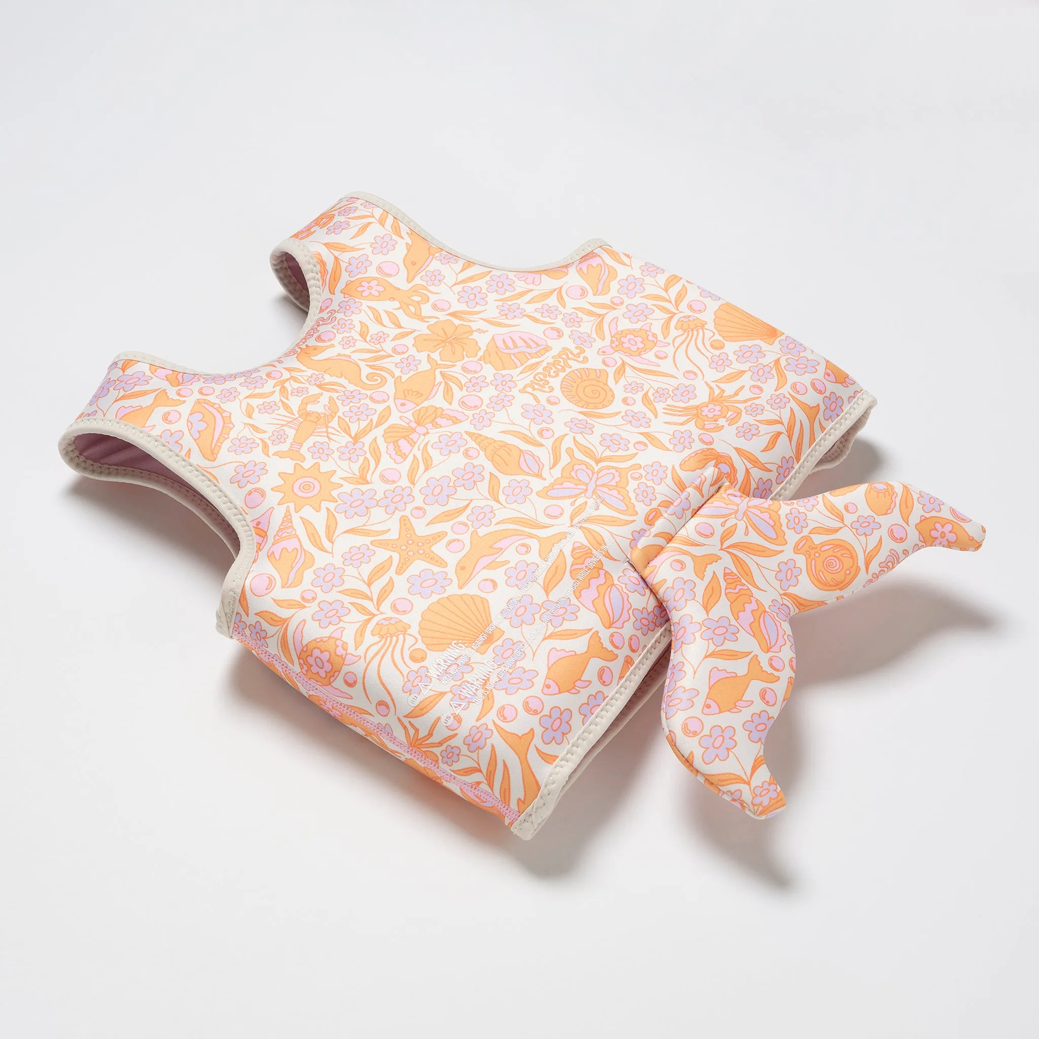 Kids Swim Vest 3-6 | Ocean Magic Pink 3D Sunnylife