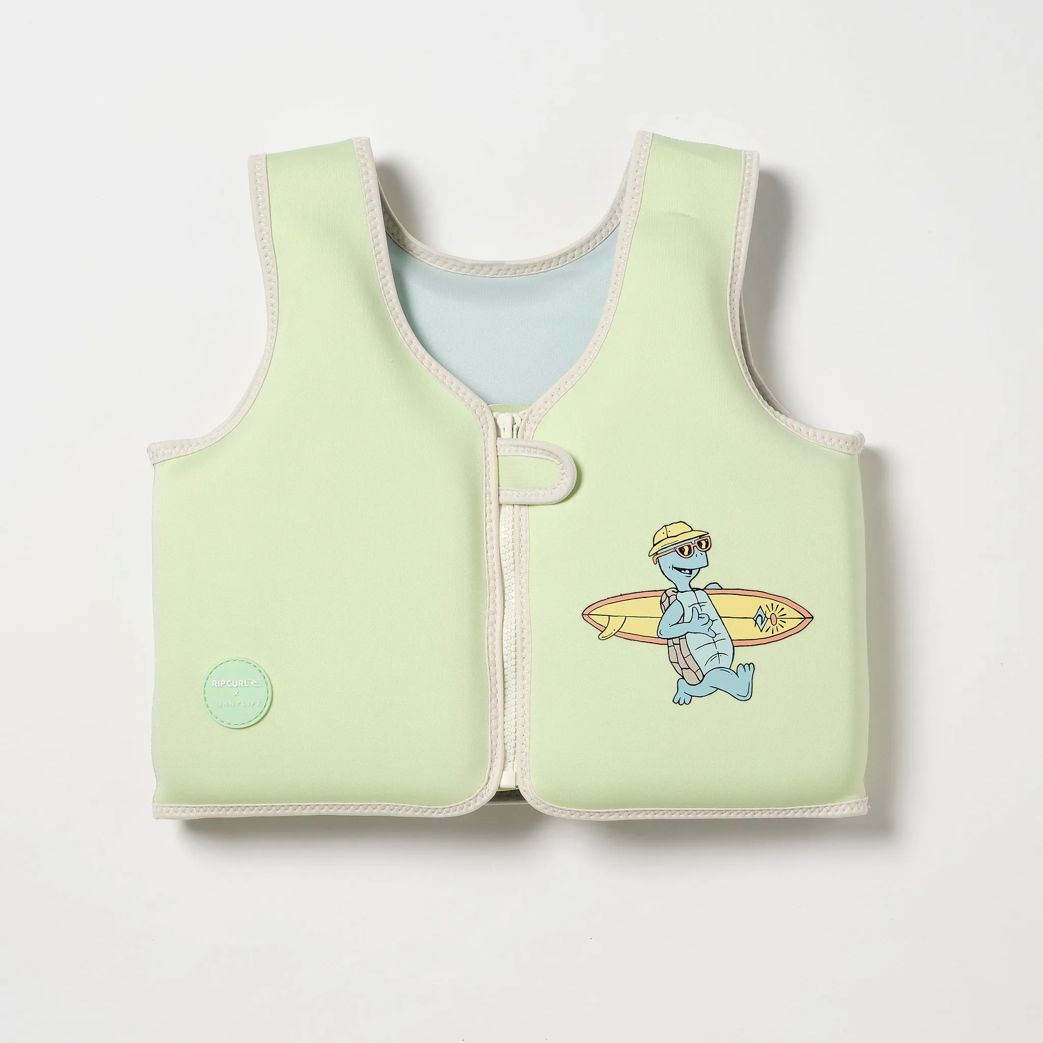 Kids Swim Vest 3-6 | Shred Turtle Aqua Sunnylife
