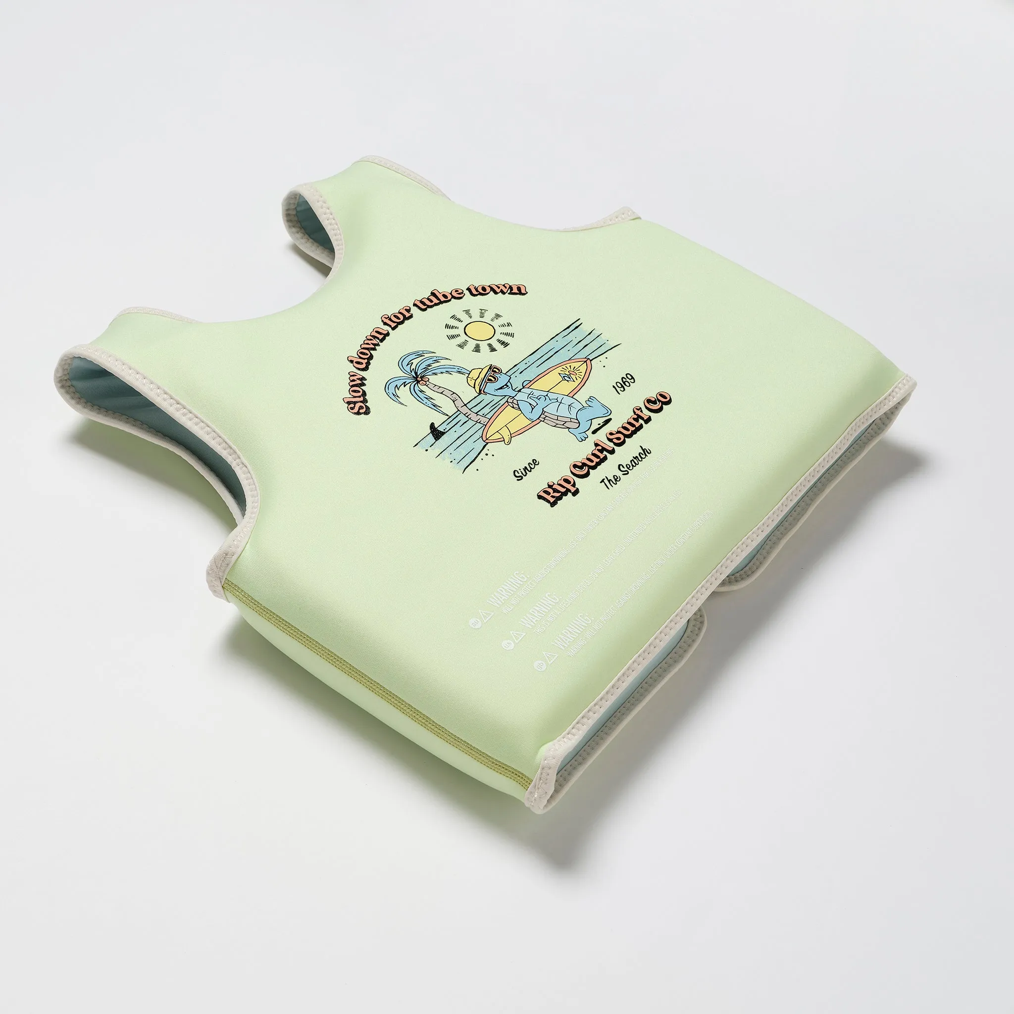 Kids Swim Vest 3-6 | Shred Turtle Aqua Sunnylife