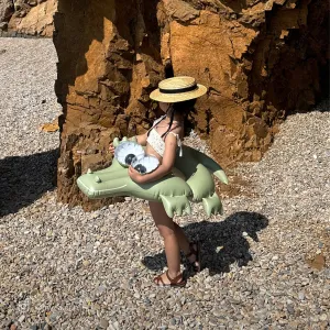 Kids Tube Pool Ring | Cookie the Croc Khaki Sunnylife