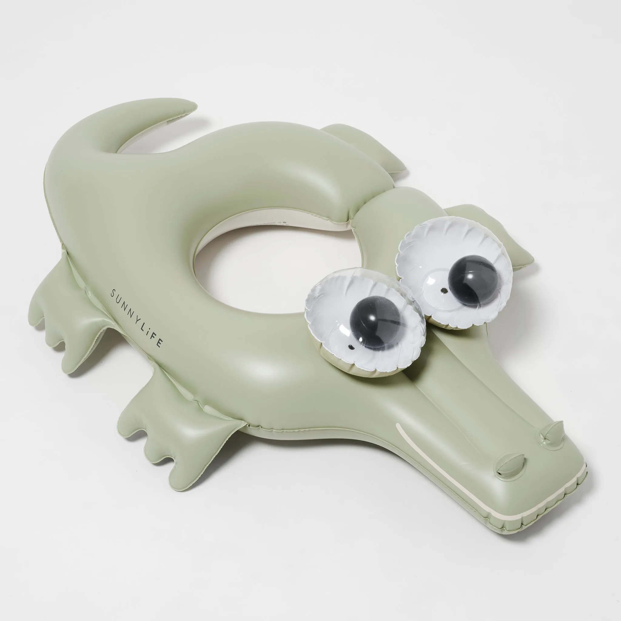 Kids Tube Pool Ring | Cookie the Croc Khaki Sunnylife