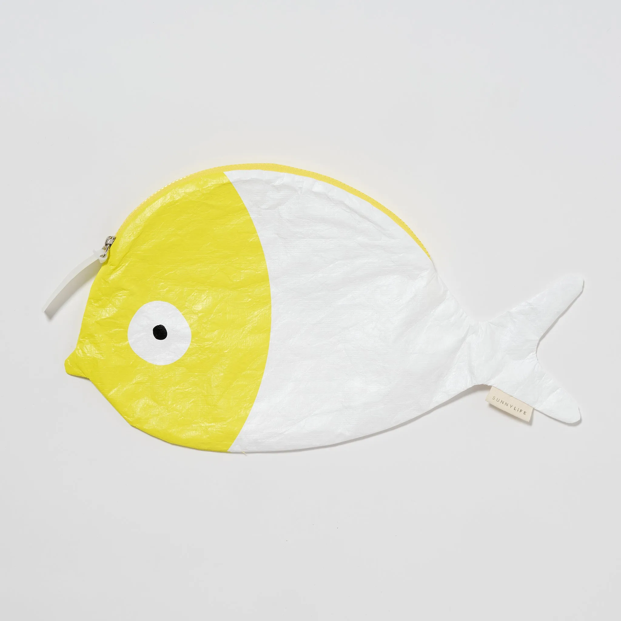 Kids Wet Bag | Finn the Fish Neon Yellow Sunnylife