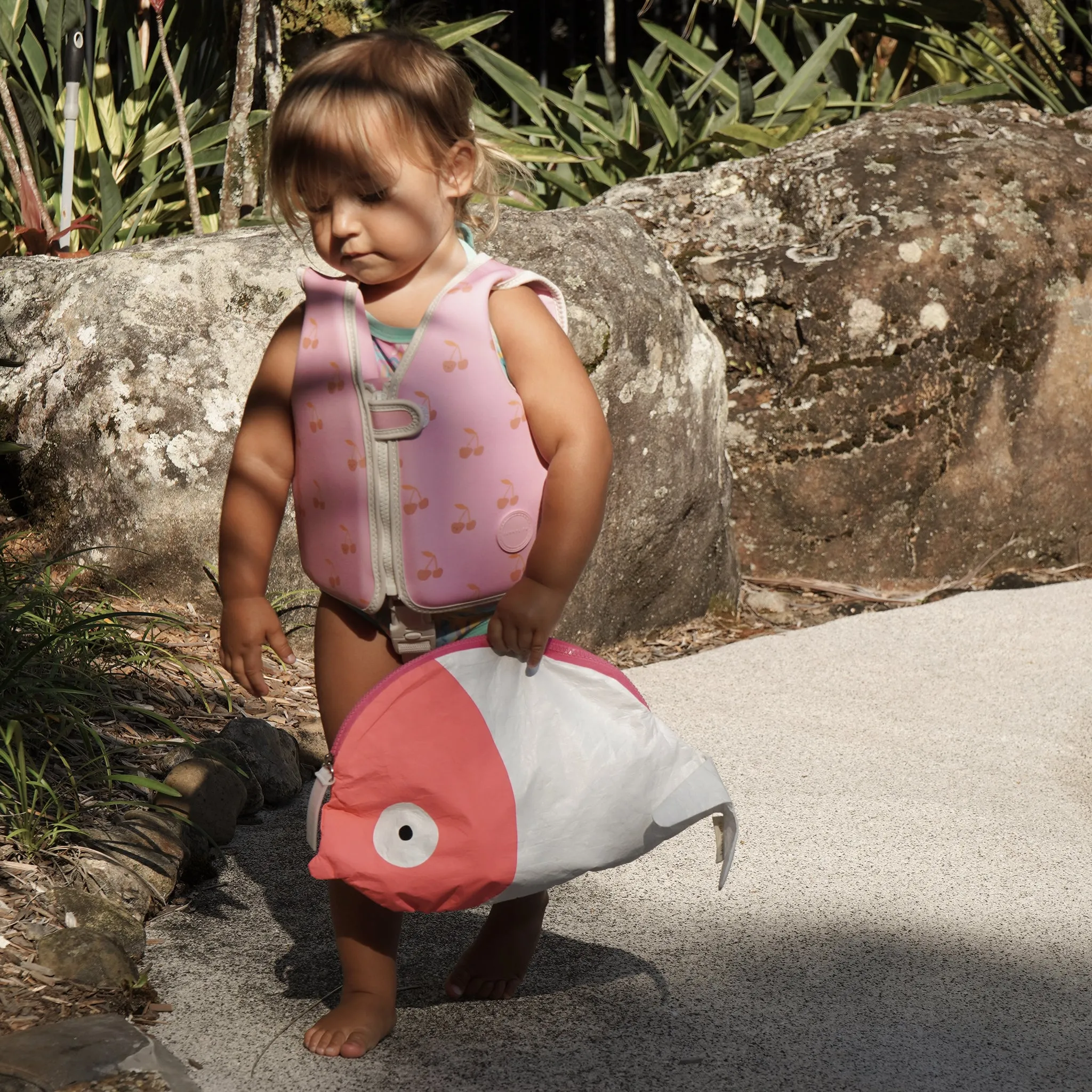 Kids Wet Bag | Melody the Mermaid Neon Pink Sunnylife