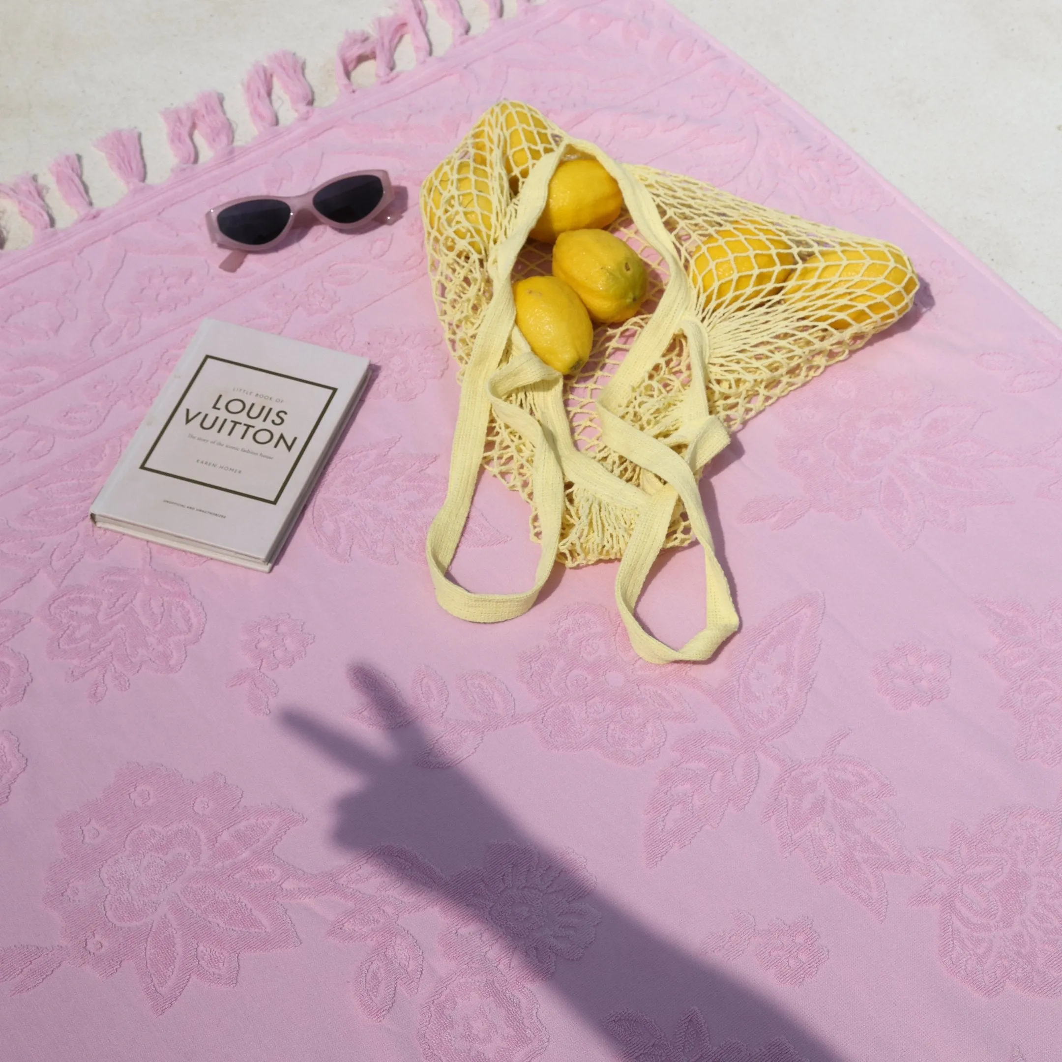 Lucia Blush Beach Towel ISAL LABEL