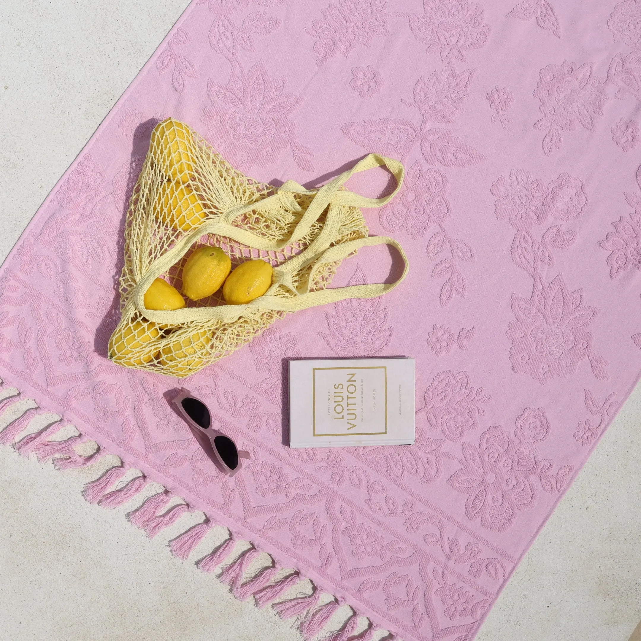 Lucia Blush Beach Towel ISAL LABEL