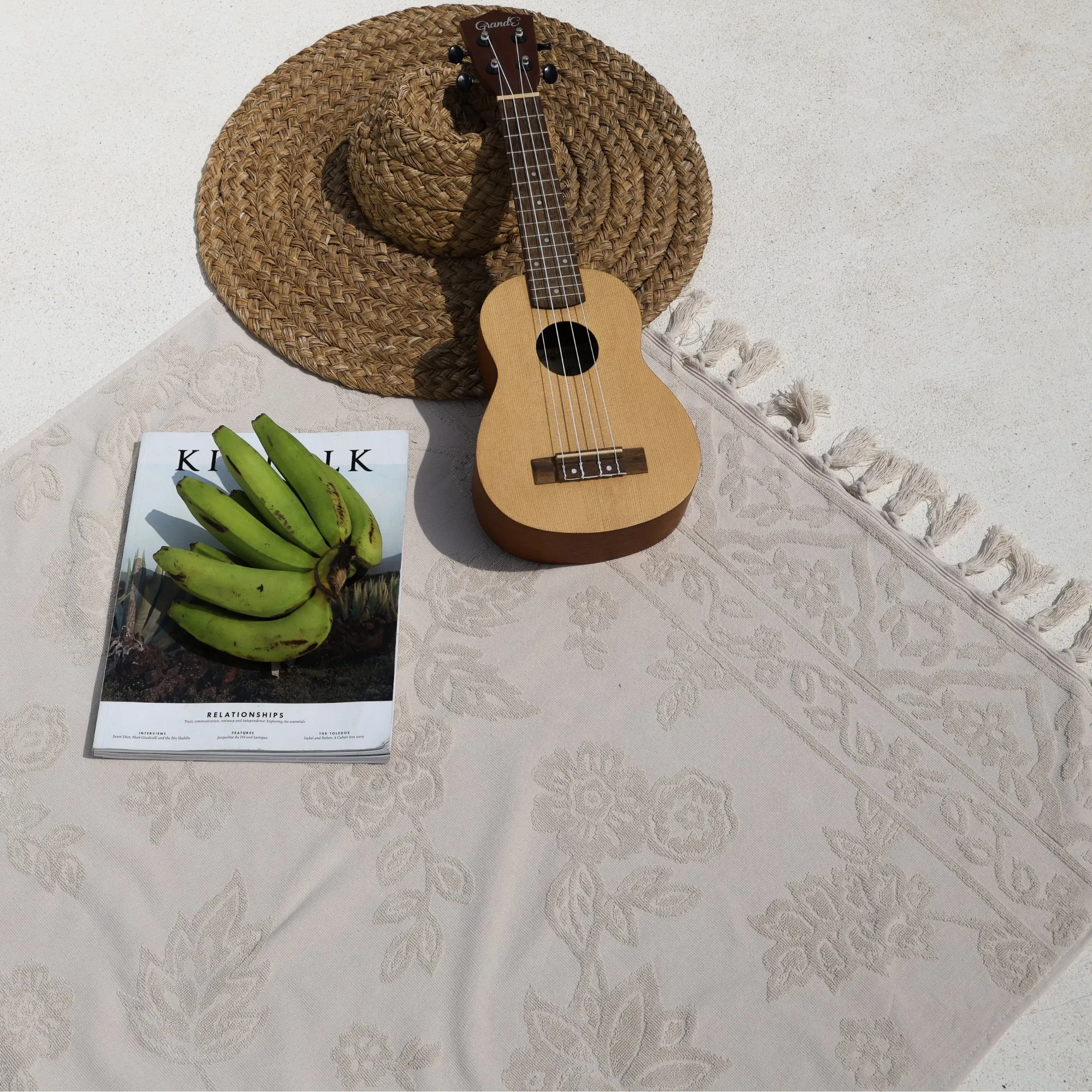 Lucia Stone Beach Towel ISAL LABEL