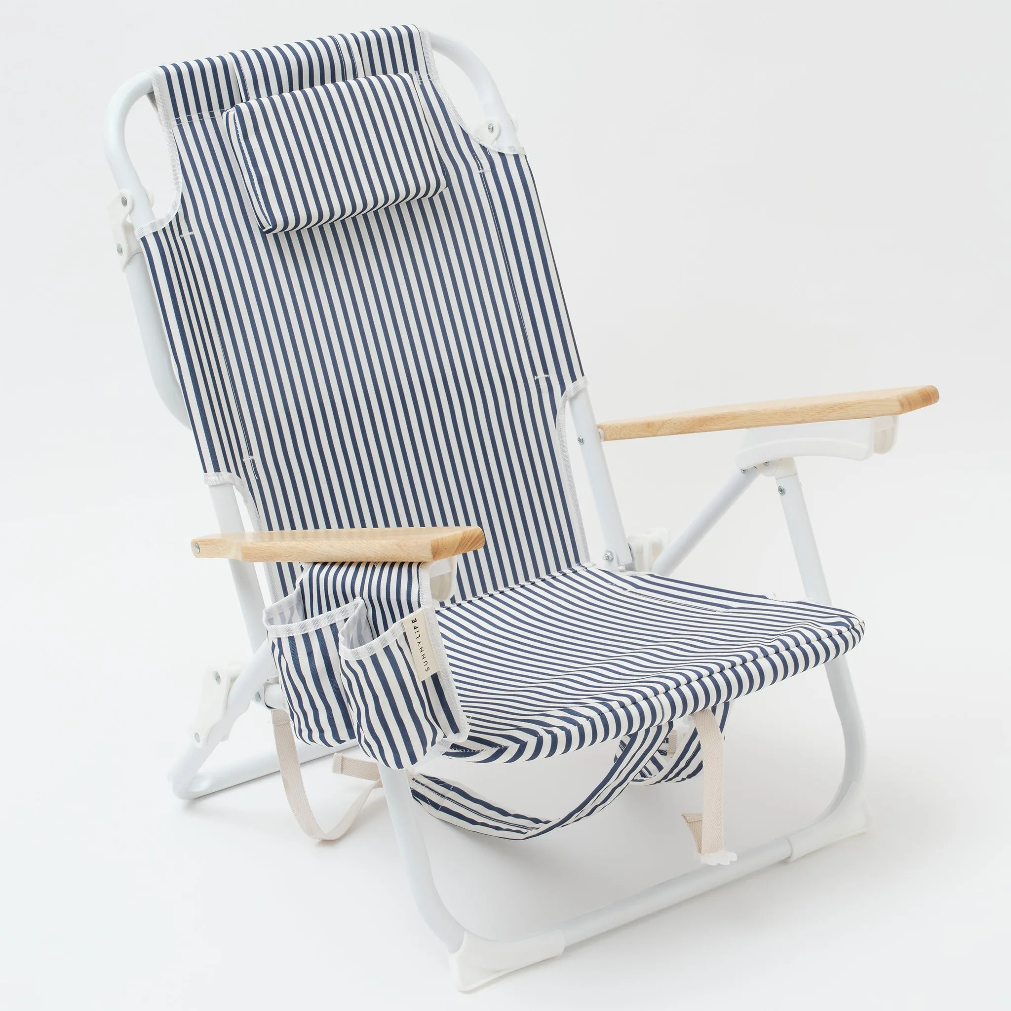 Luxe Beach Chair | The Resort Coastal Blue Sunnylife