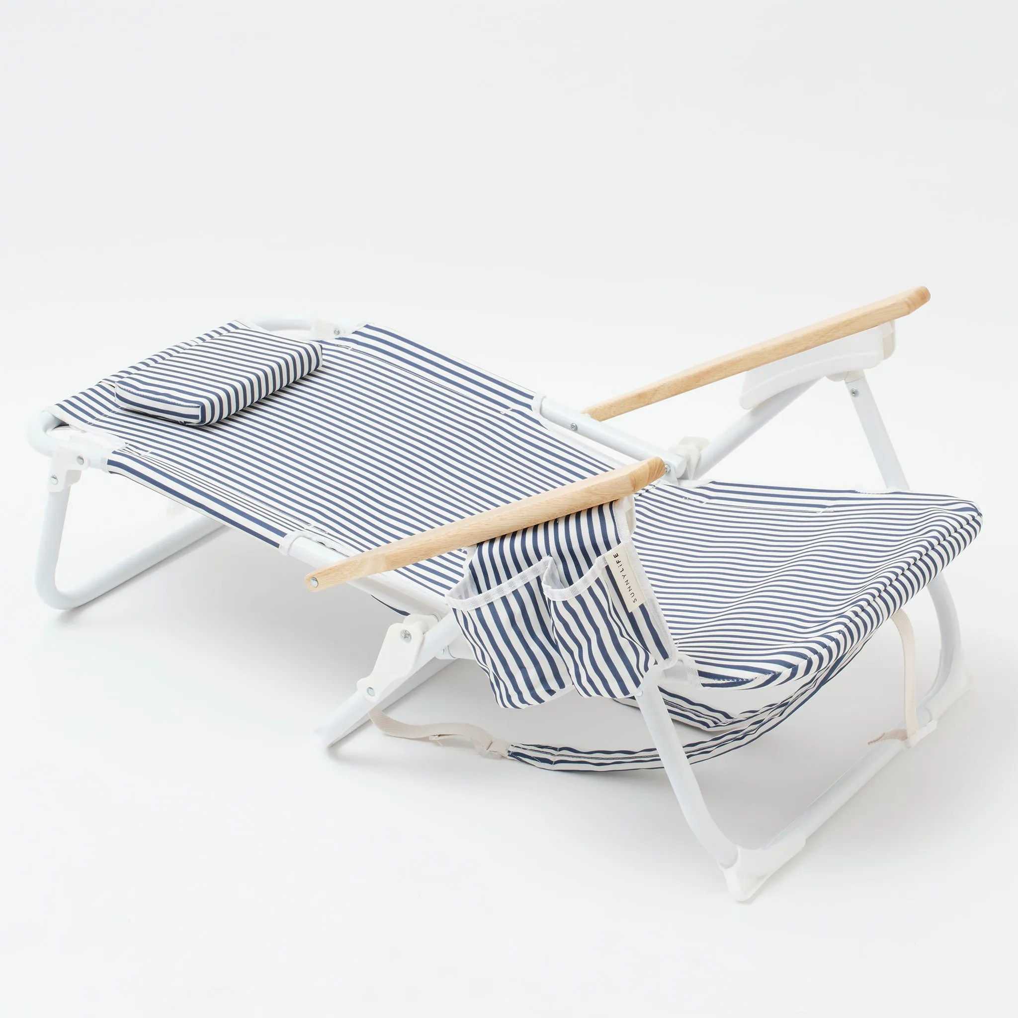 Luxe Beach Chair | The Resort Coastal Blue Sunnylife
