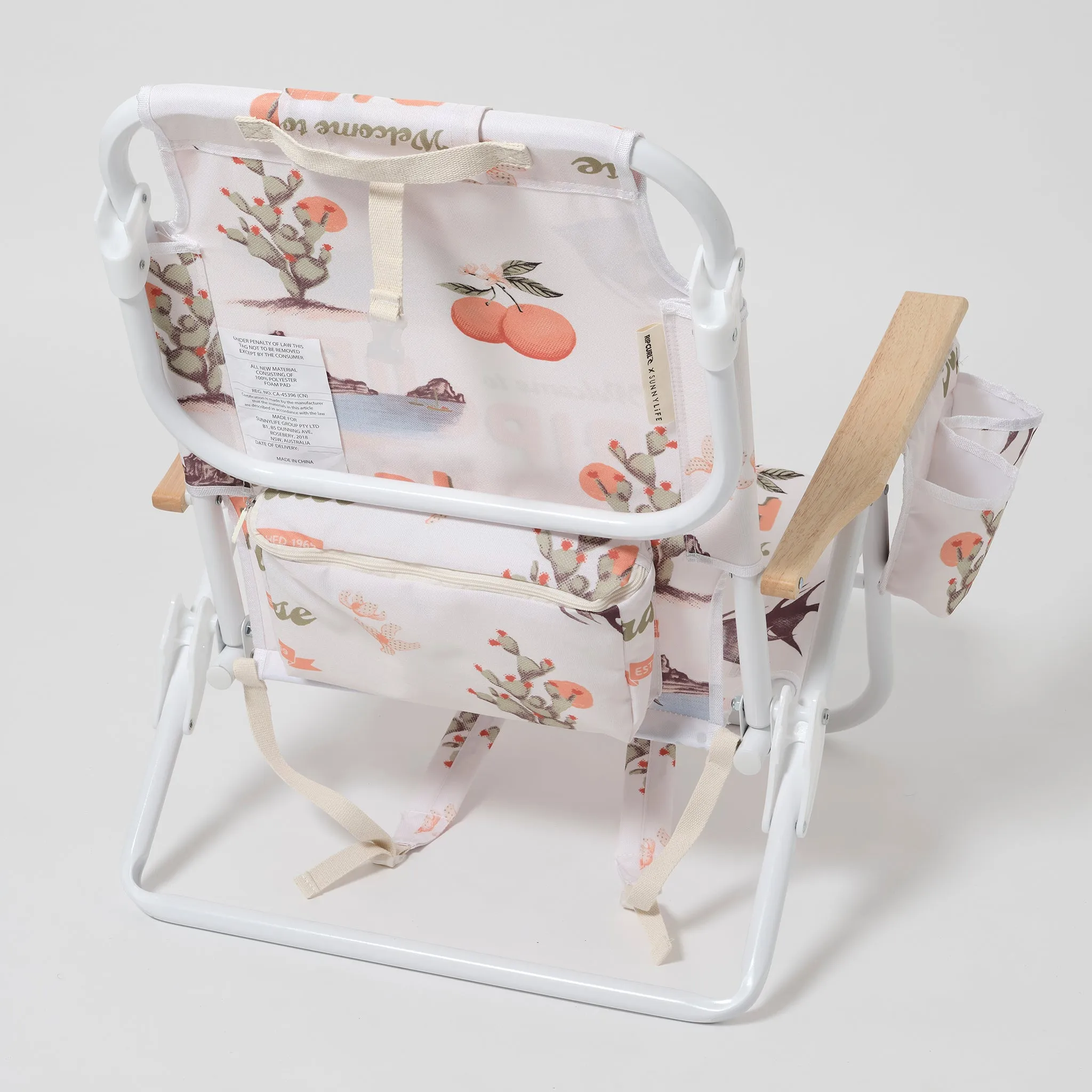 Luxe Beach Chair | Welcome to Paradise Chalk Sunnylife