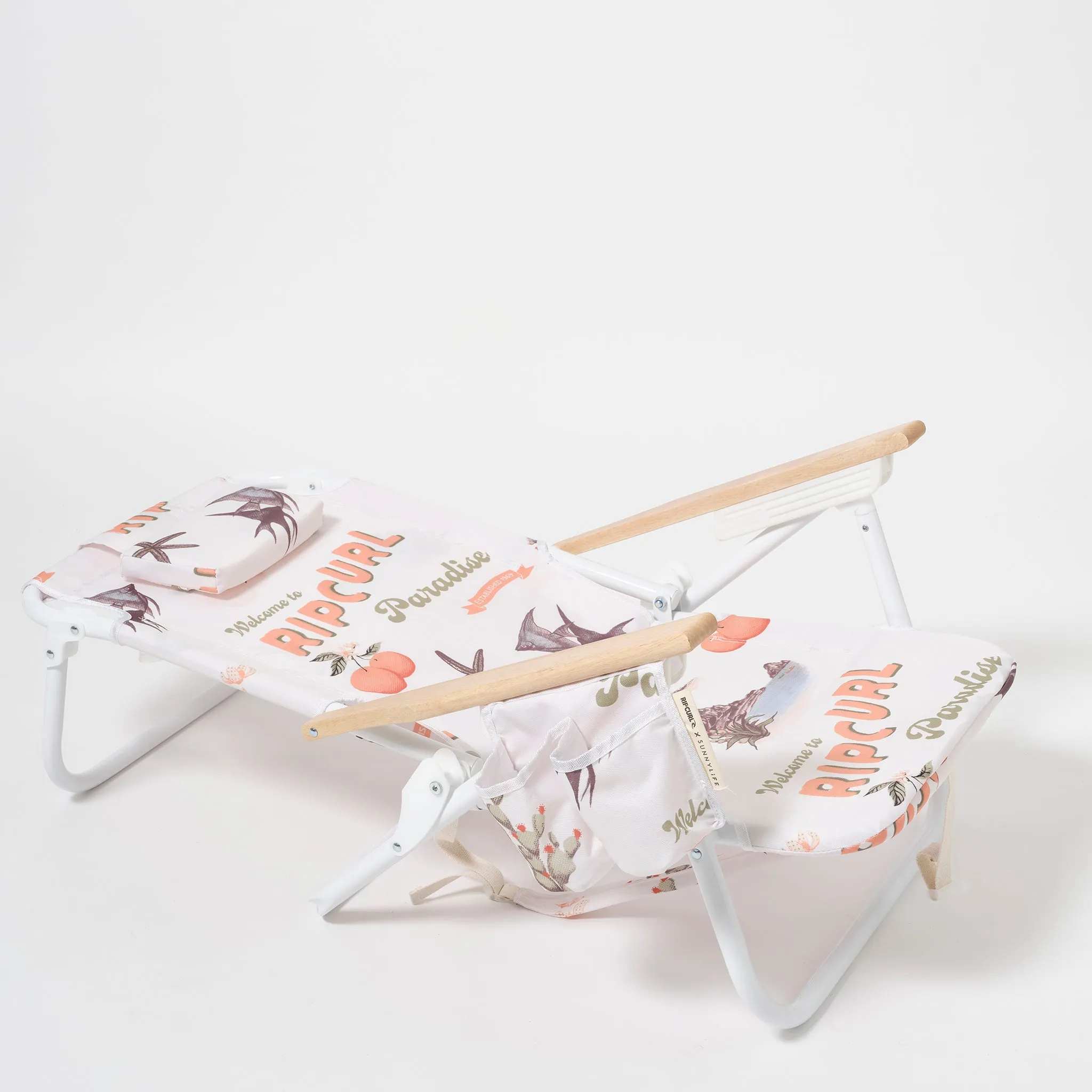 Luxe Beach Chair | Welcome to Paradise Chalk Sunnylife