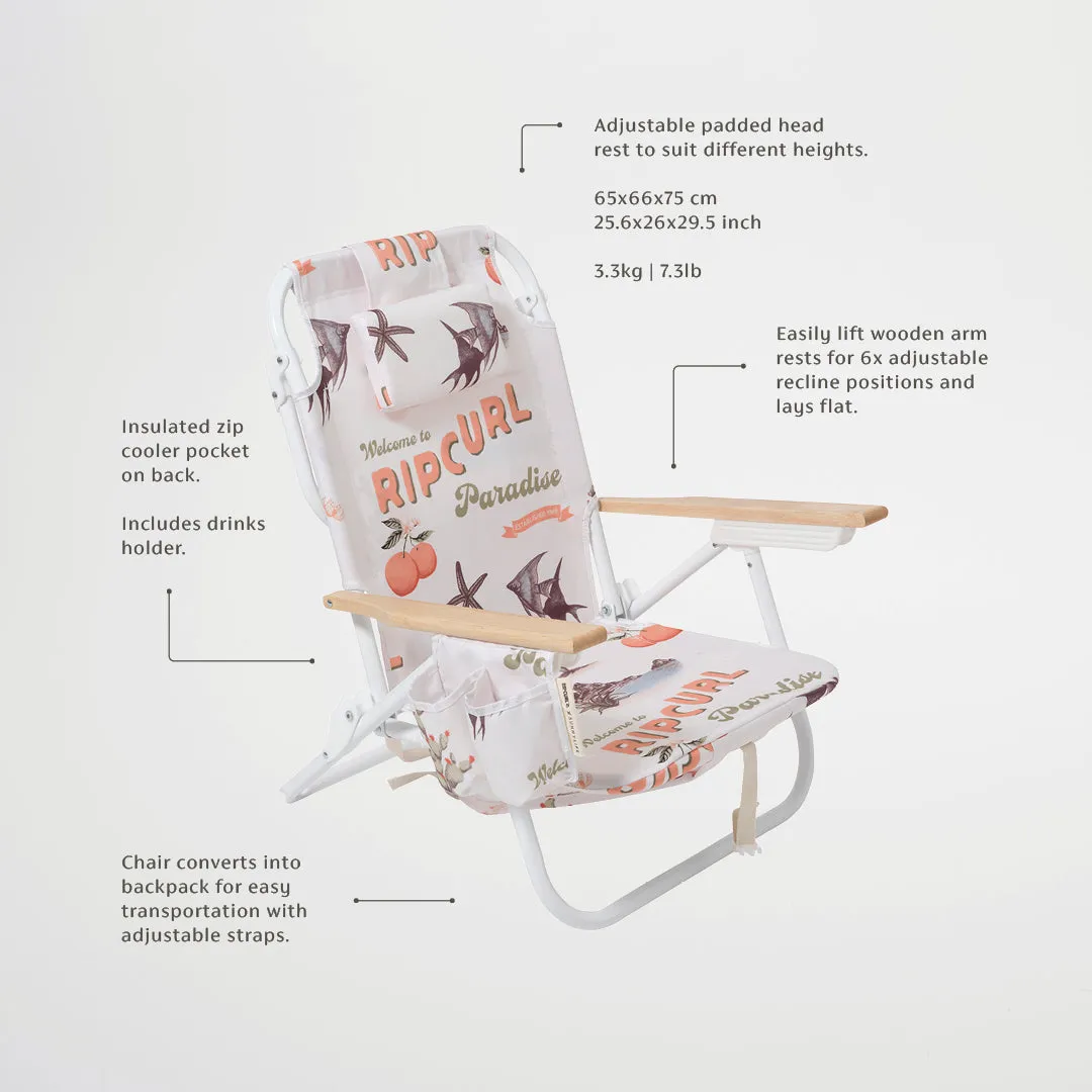 Luxe Beach Chair | Welcome to Paradise Chalk Sunnylife