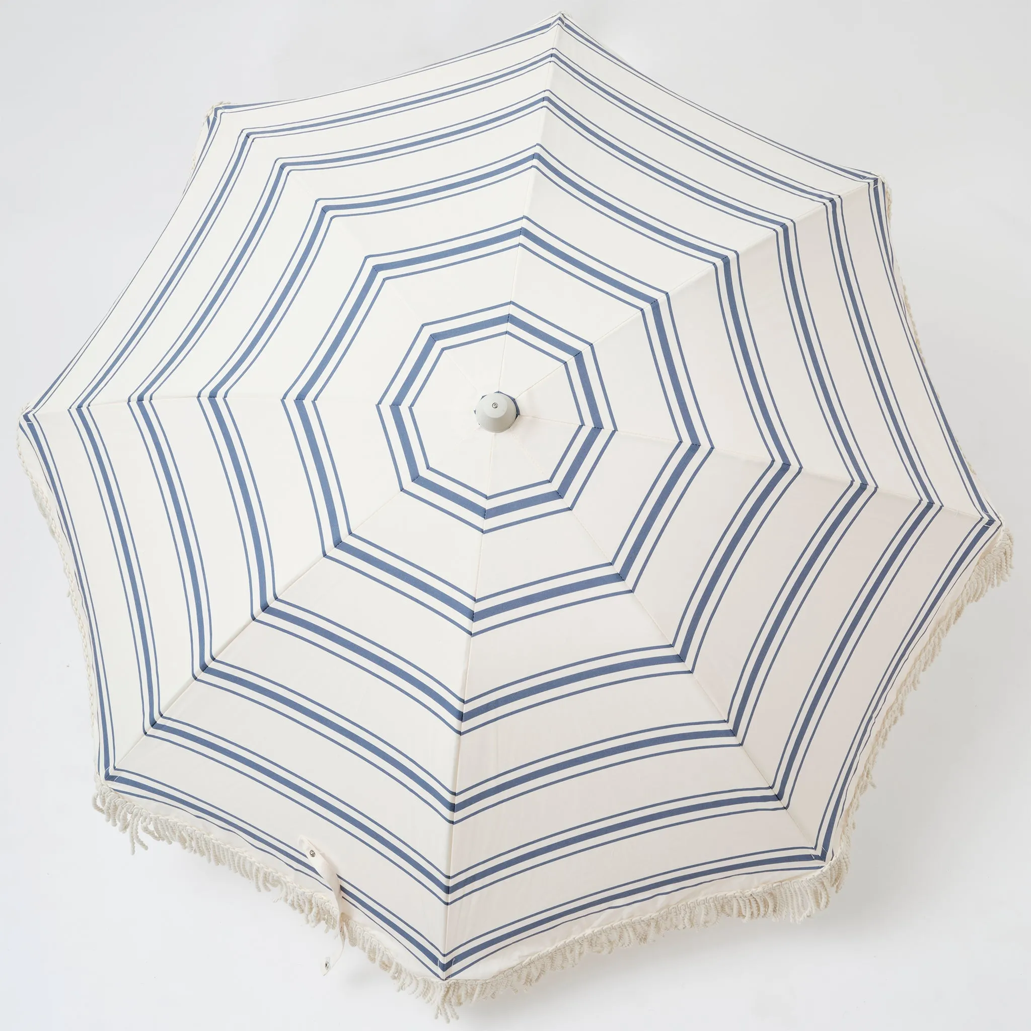 Luxe Beach Umbrella | The Resort Coastal Blue Sunnylife