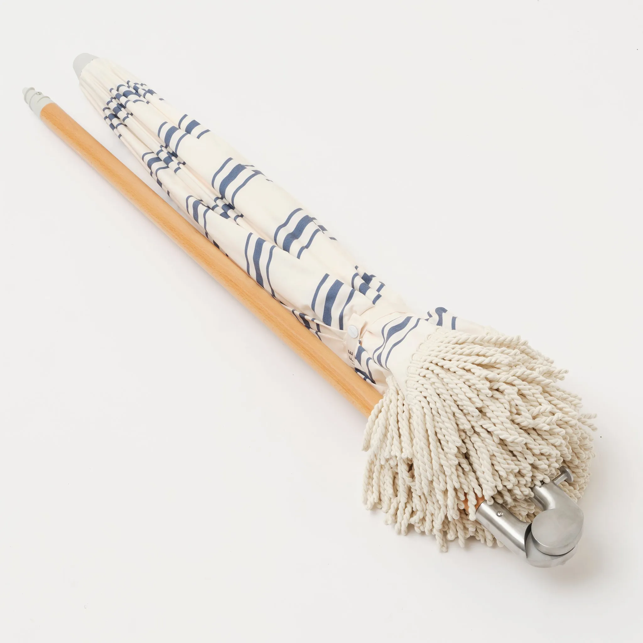 Luxe Beach Umbrella | The Resort Coastal Blue Sunnylife