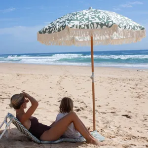 Luxe Beach Umbrella | The Vacay Olive Sunnylife