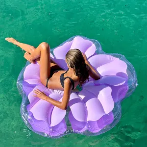 Luxe Lie-On Float | Hibiscus Pastel Lilac Sunnylife