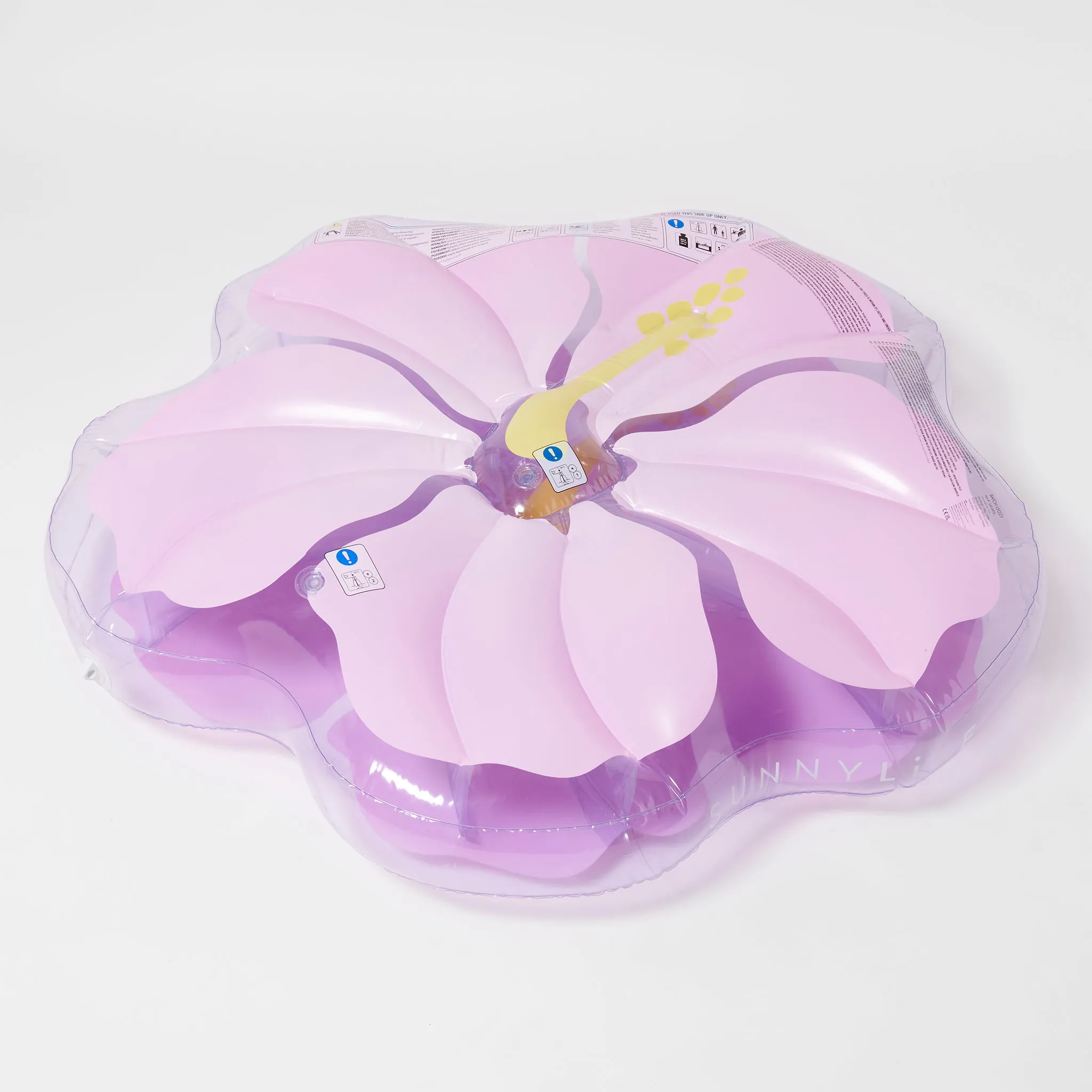 Luxe Lie-On Float | Hibiscus Pastel Lilac Sunnylife