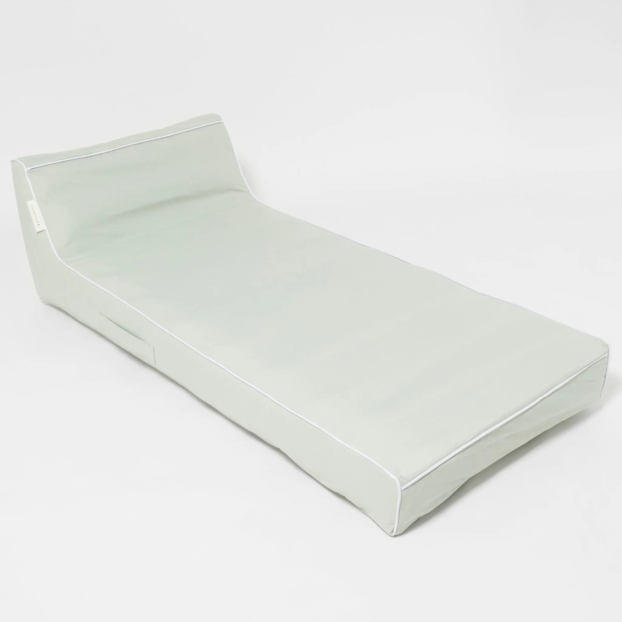 Luxe Lie-On Lounger Float | The Vacay Soft Olive Sunnylife