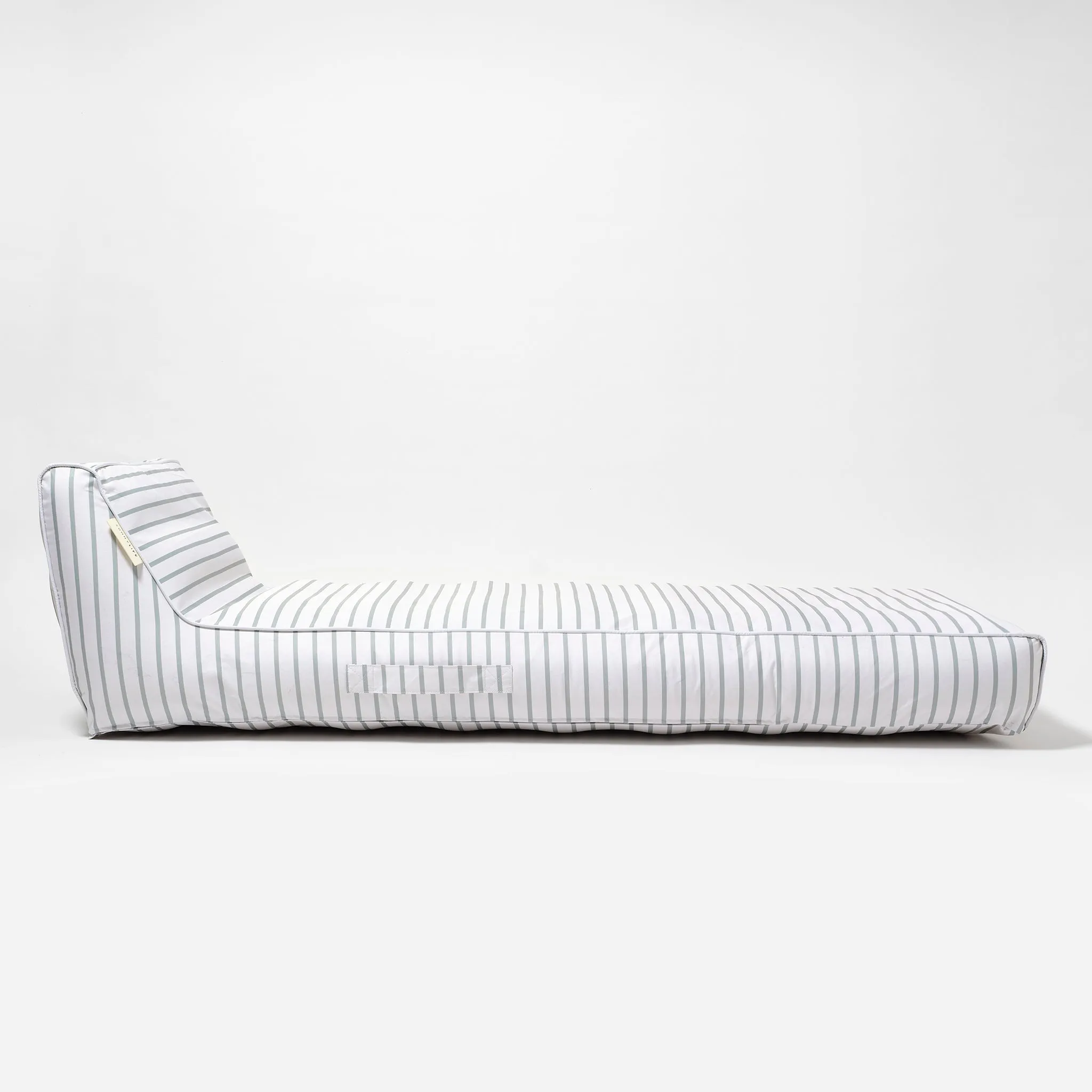 Luxe Lie-On Lounger | La Palma Sage Stripe Sunnylife