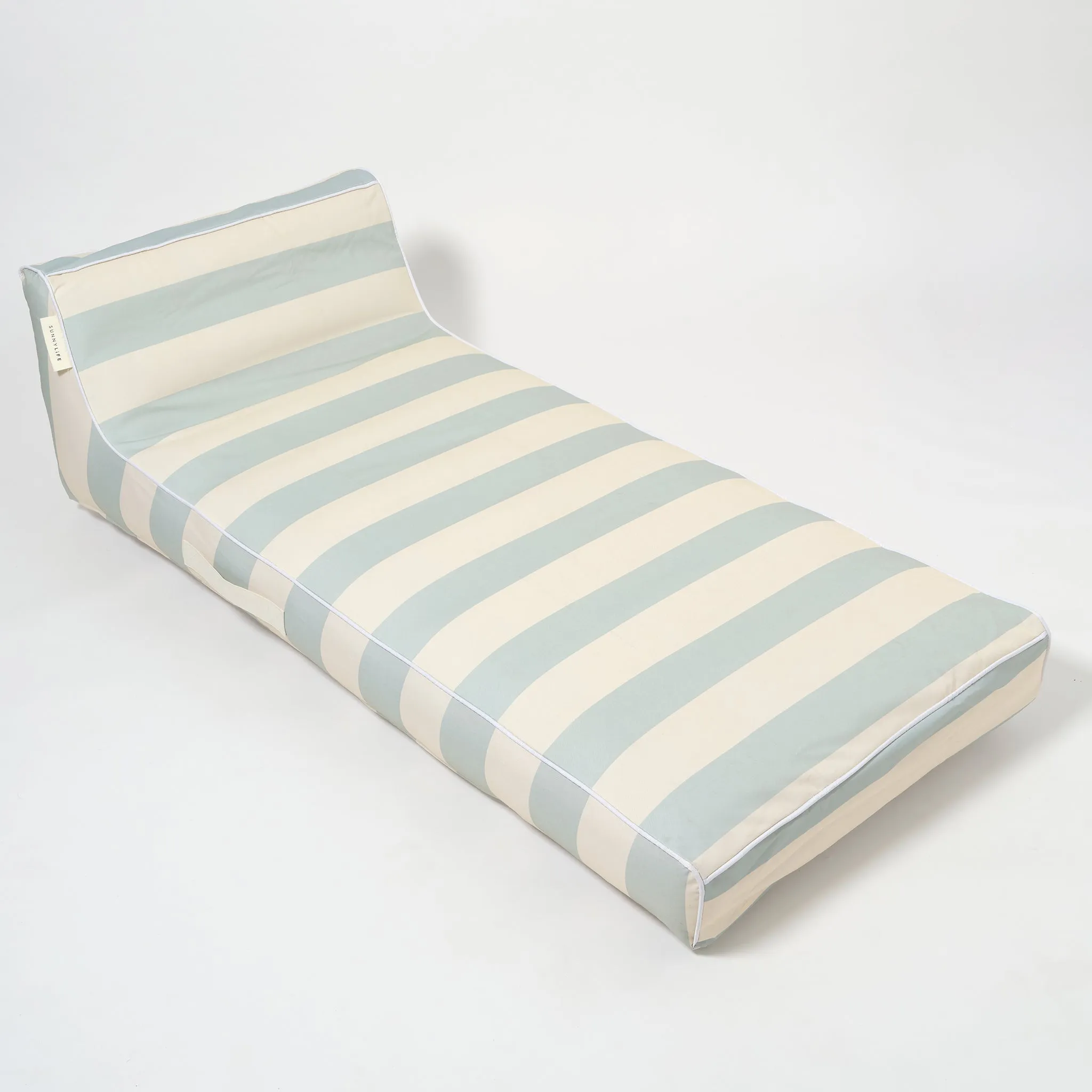 Luxe Lie-On Lounger | Lazy Days Blue Stripe Sunnylife