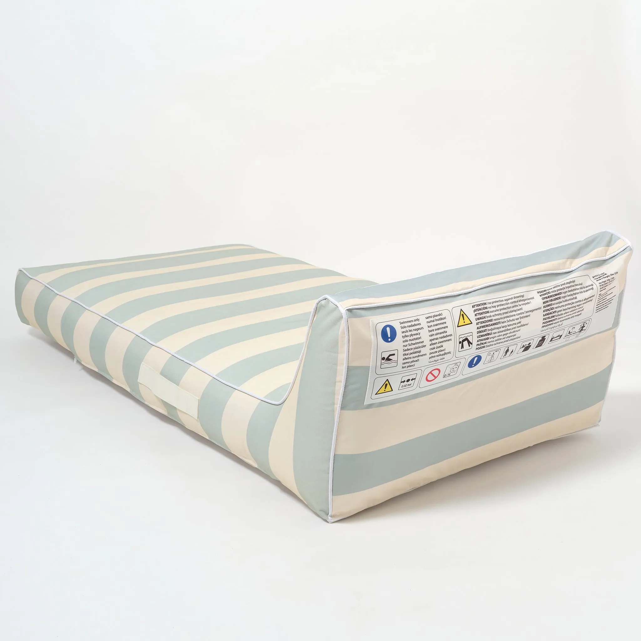 Luxe Lie-On Lounger | Lazy Days Blue Stripe Sunnylife