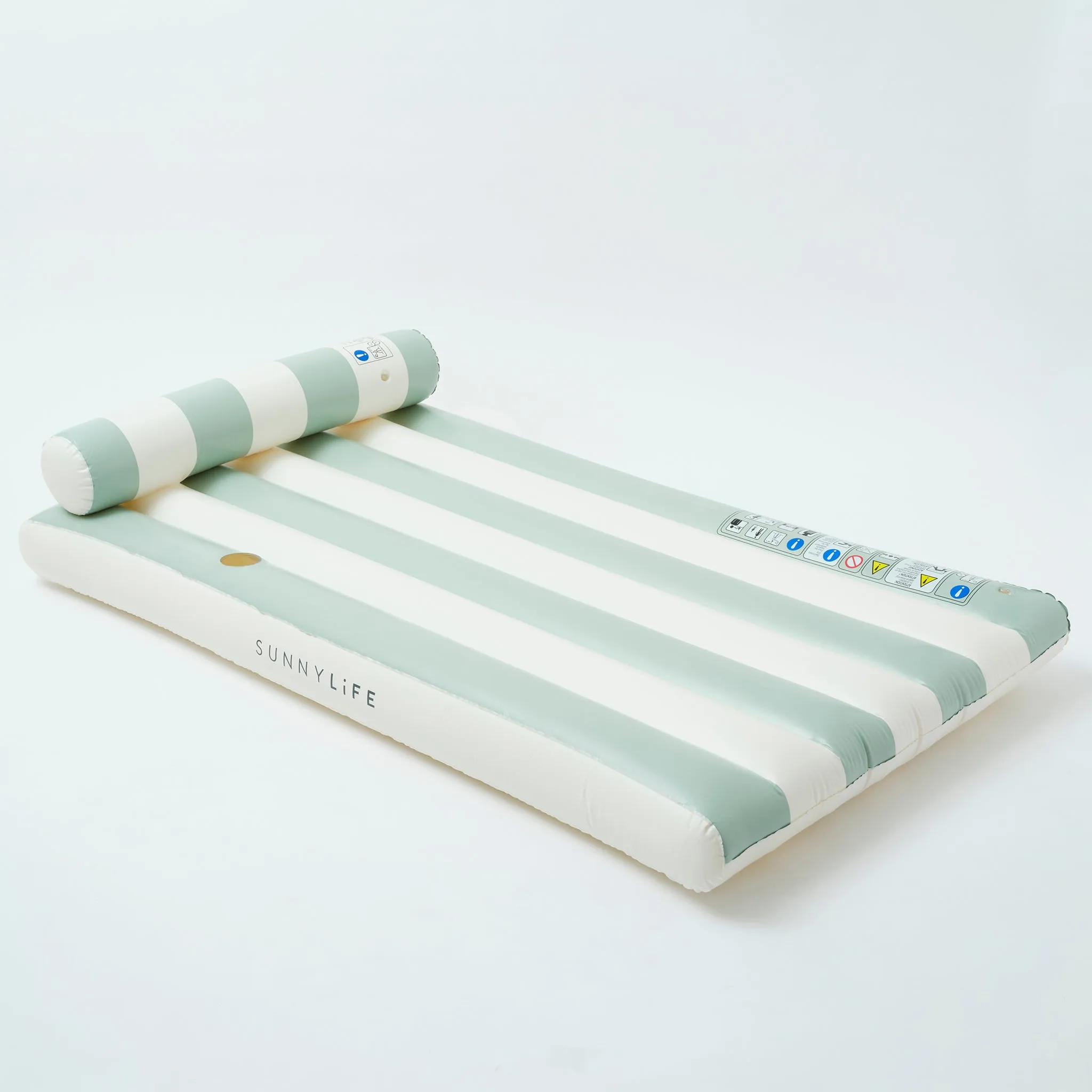 Luxe Lilo | Green Stripe Sunnylife