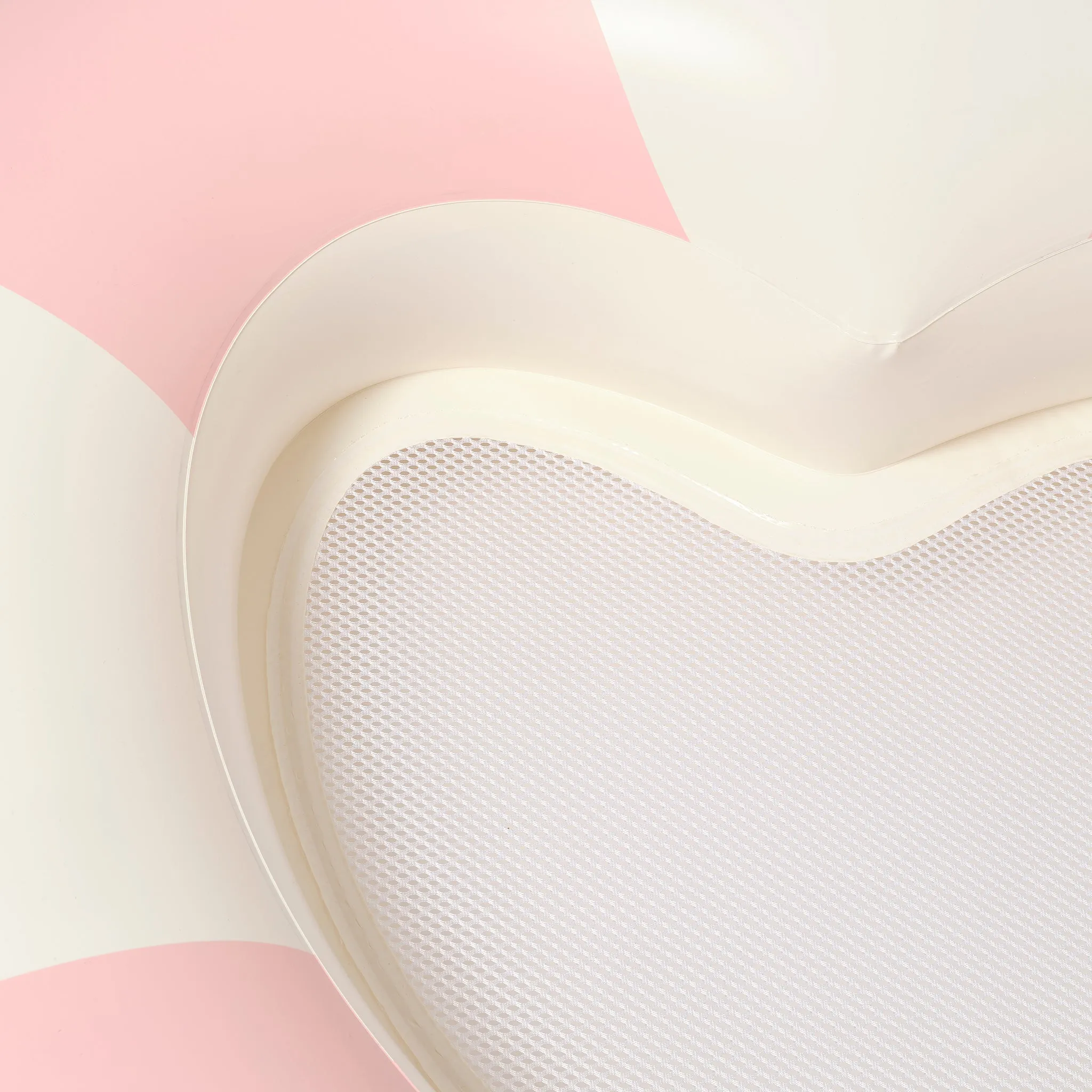 Luxe Pool Ring | Stole My Heart Pink Stripe Sunnylife