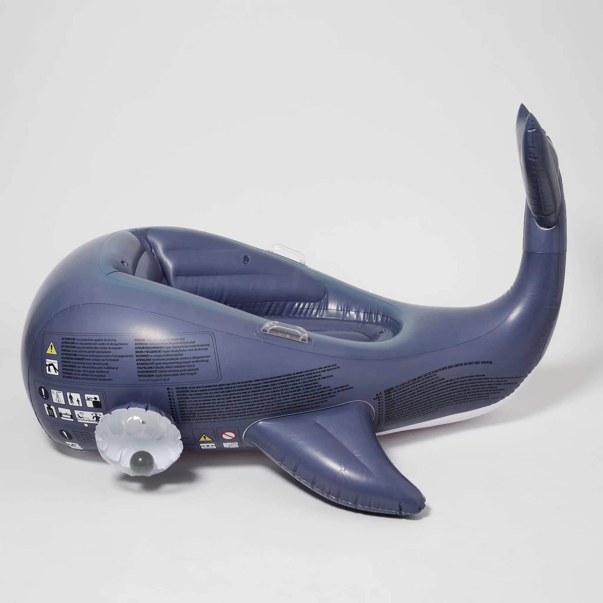 Luxe Ride-On Float | Moby Dick Navy Sunnylife
