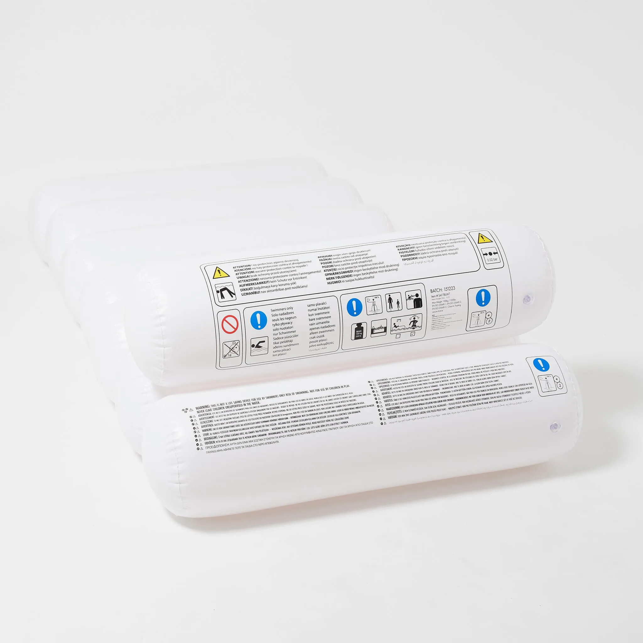 Luxe Tube Lilo | Le Weekend White Sunnylife