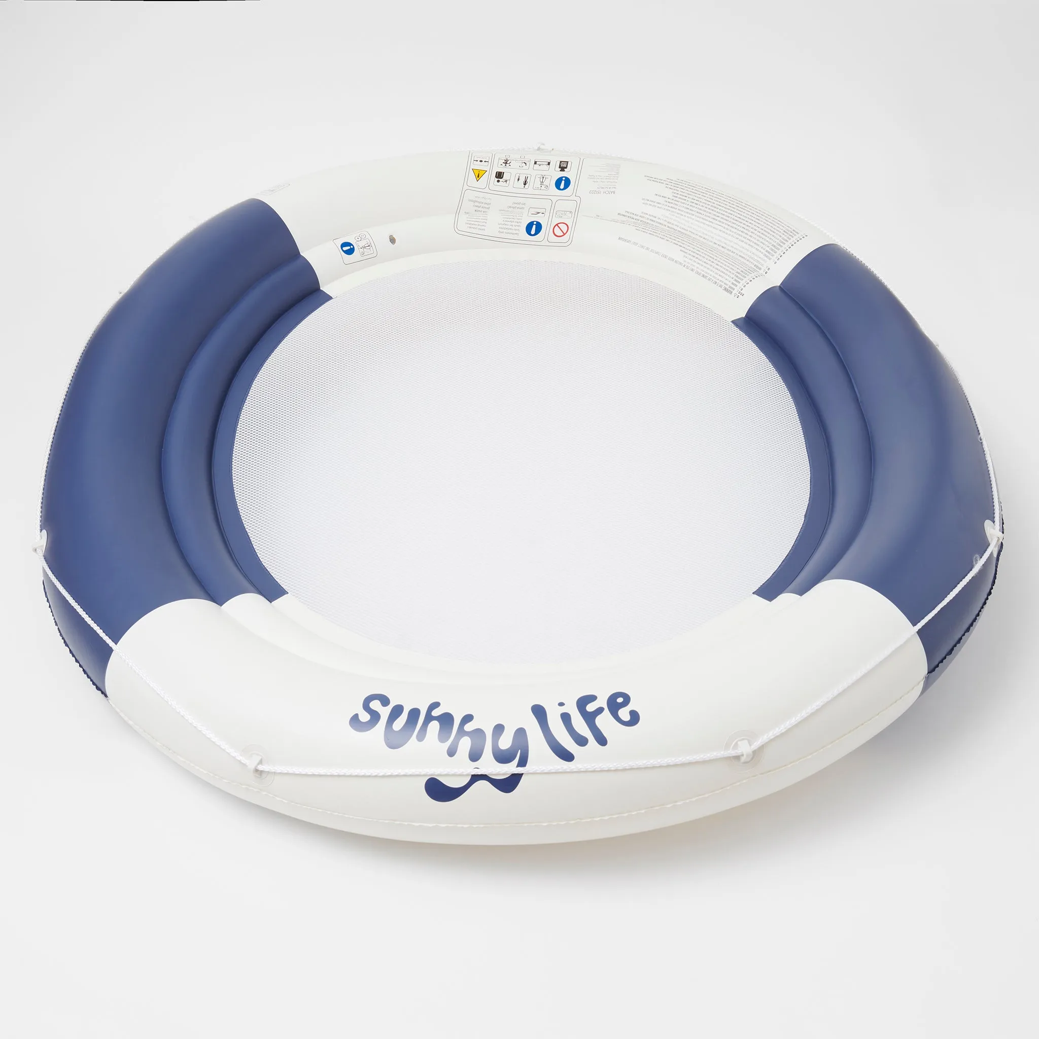 Luxe Twin Hammock Float | Le Weekend Navy Sunnylife