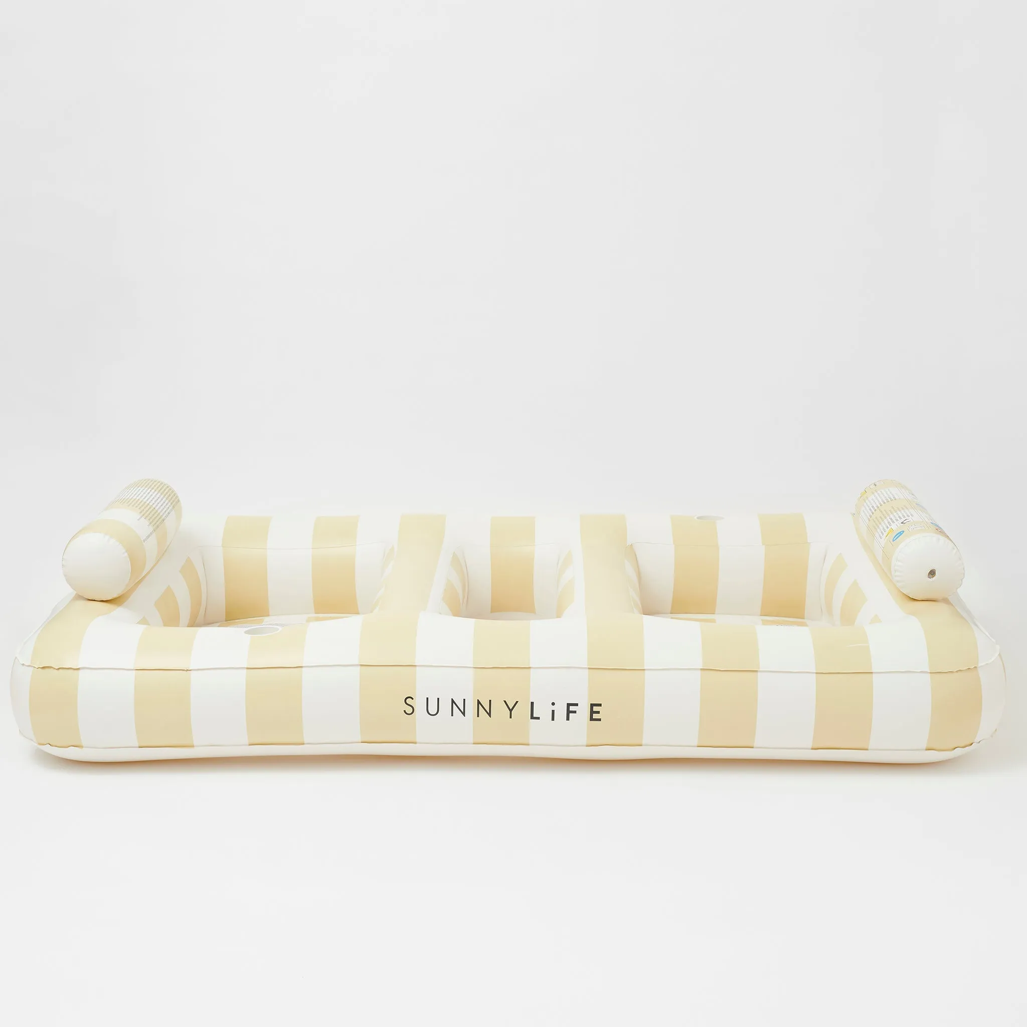 Luxe Twin Hammock Float | Mango Bay Soft Mustard Sunnylife