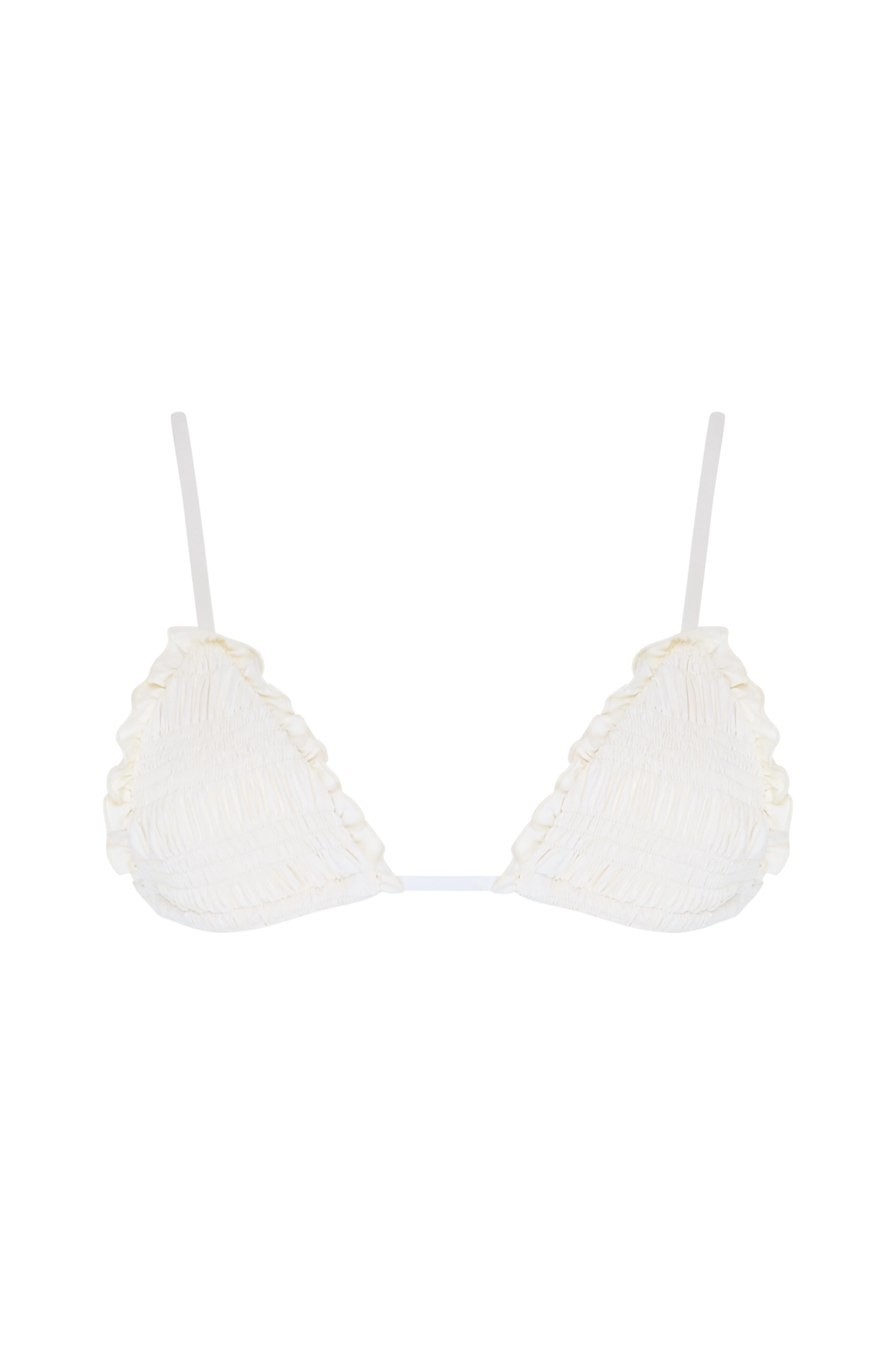 Mae Tri Bikini Top - Coconut Stone Fox Swim