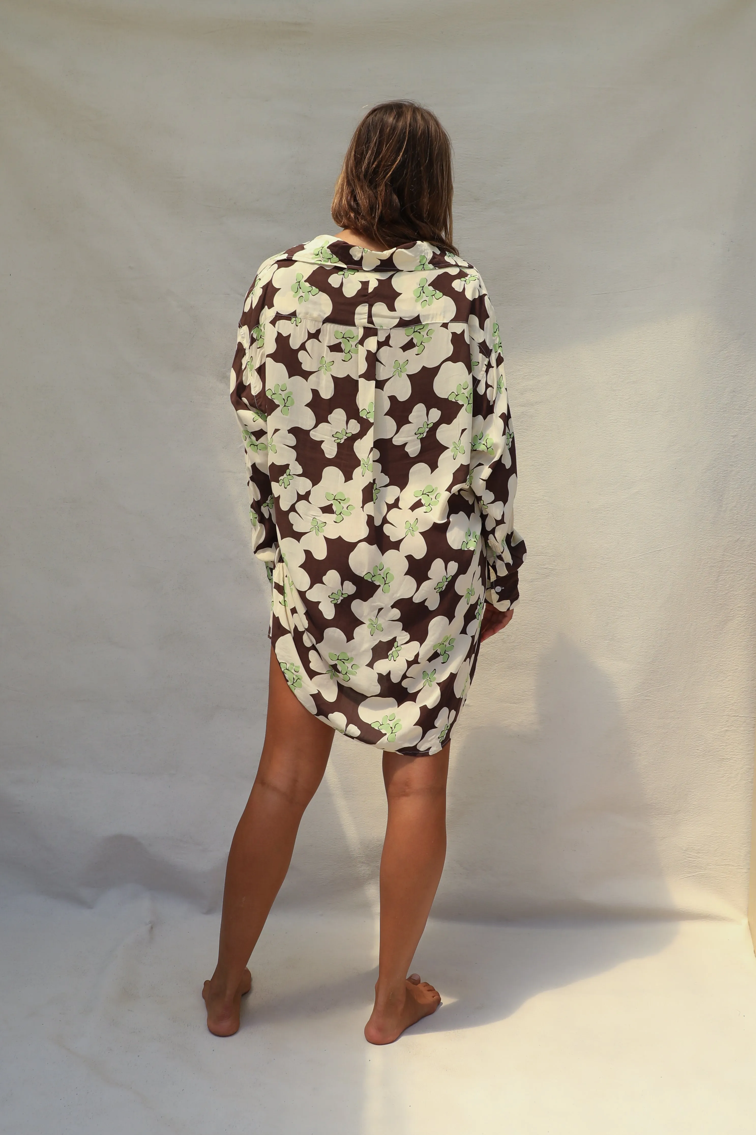 Mimi Shirt Dress - Hilo Stone Fox Swim