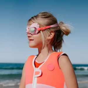 Mini Swim Goggles | Melody the Mermaid Neon Strawberry Sunnylife