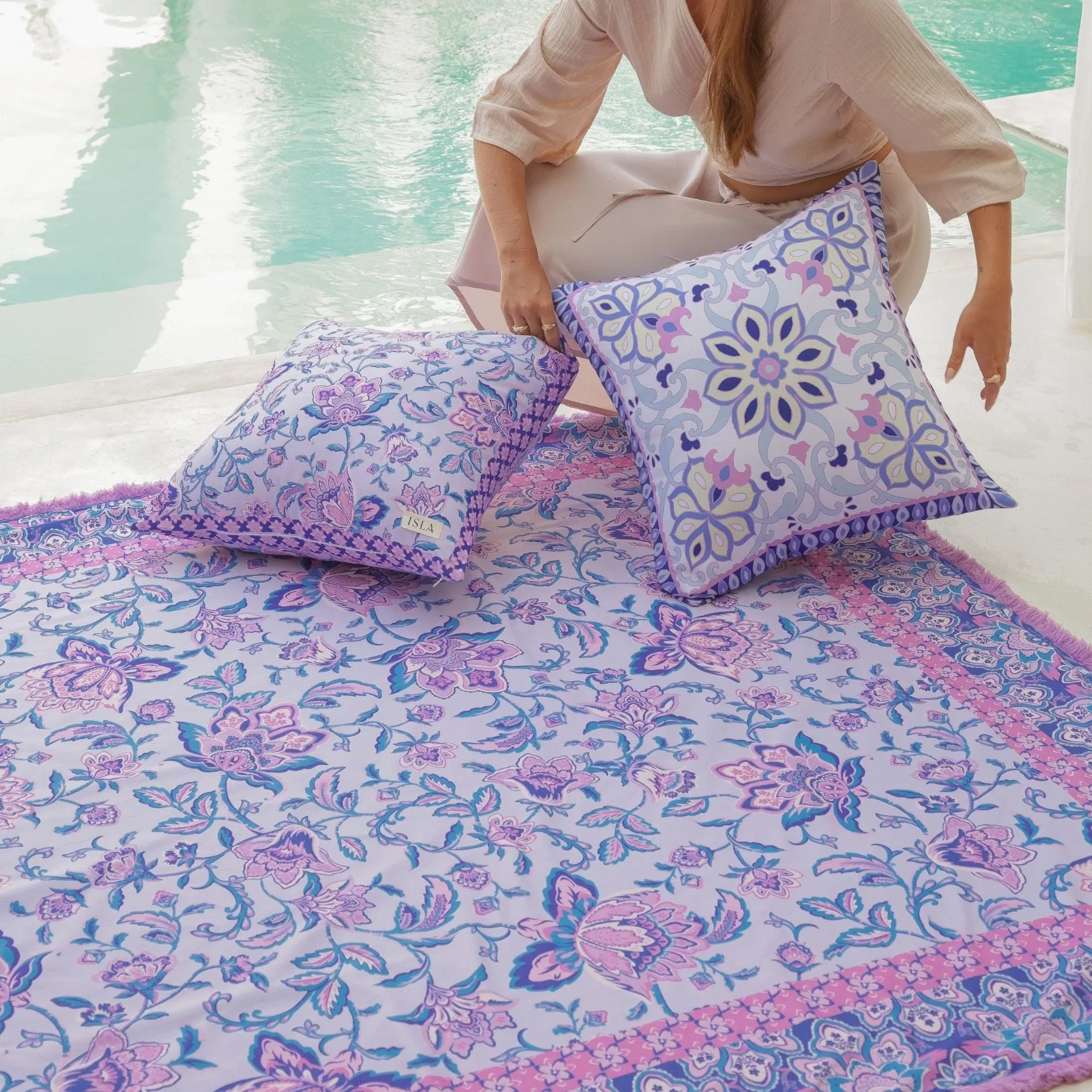 Night Bloom Cushion Cover ISAL LABEL