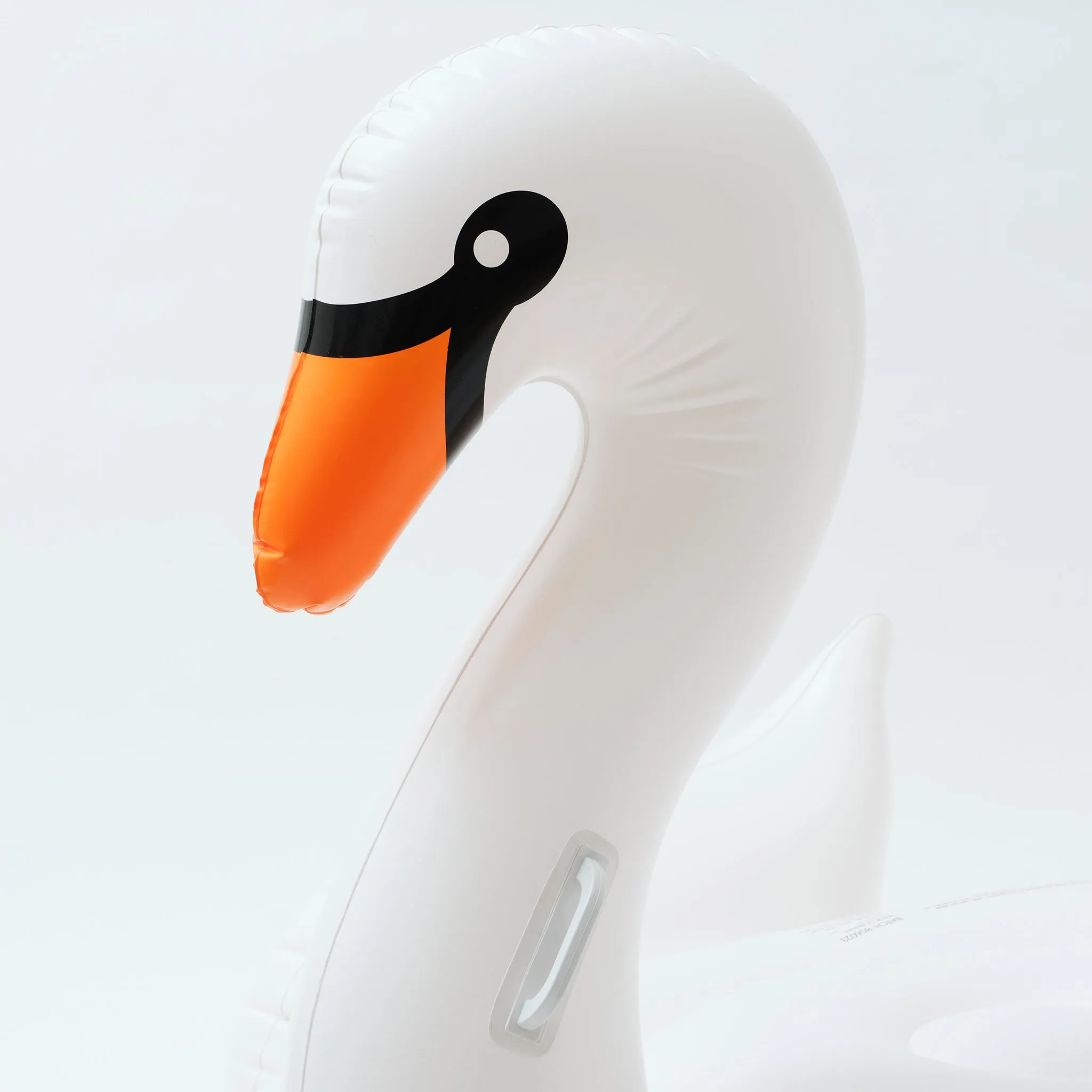 Original Luxe Ride-On Float Swan | The Resort White on White Sunnylife